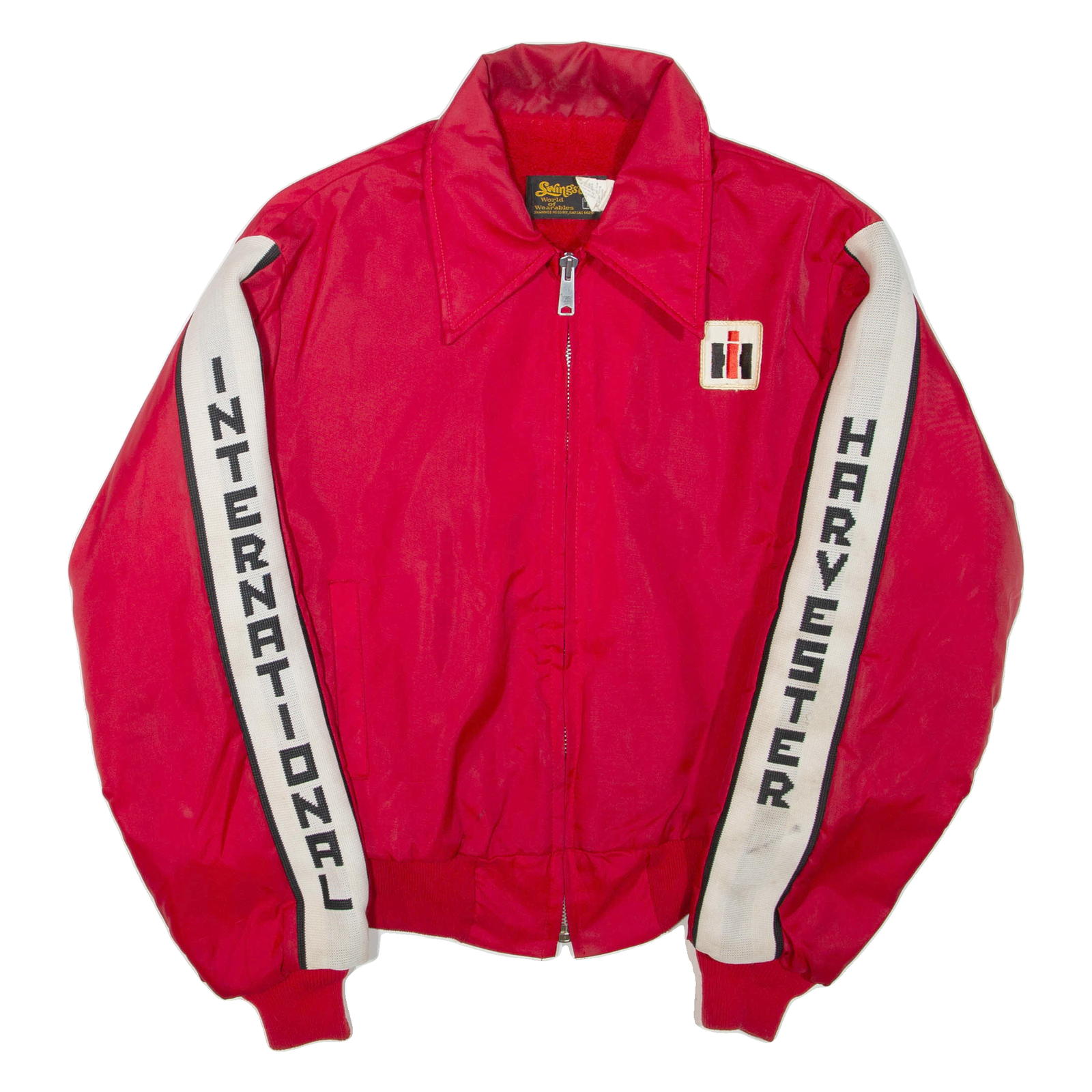 SWINGSTER Mens Jacket Red Nylon L Refurbished - N/A refurbished available on Cerqular