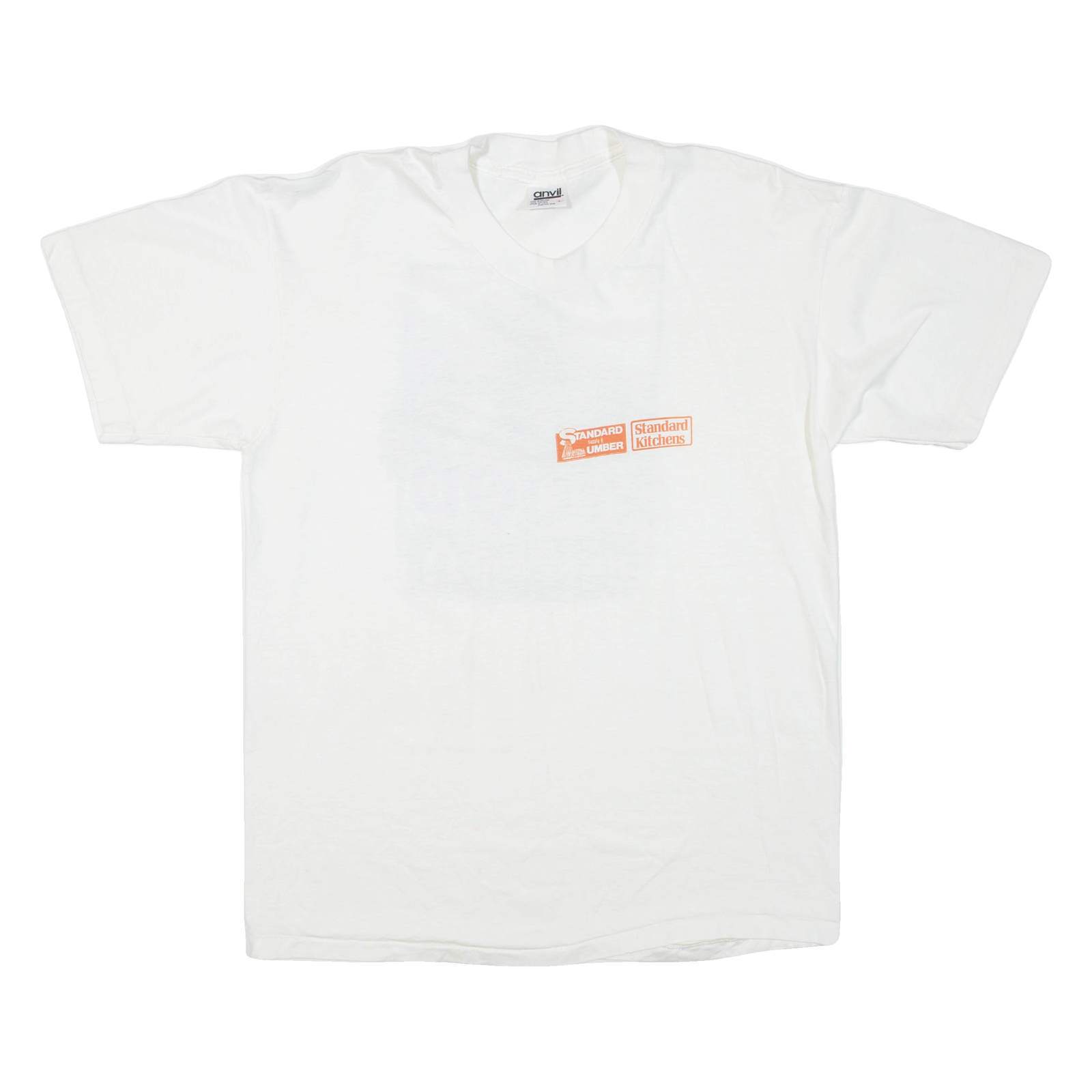 ANVIL Mens T-Shirt White USA L Refurbished - N/A refurbished available on Cerqular
