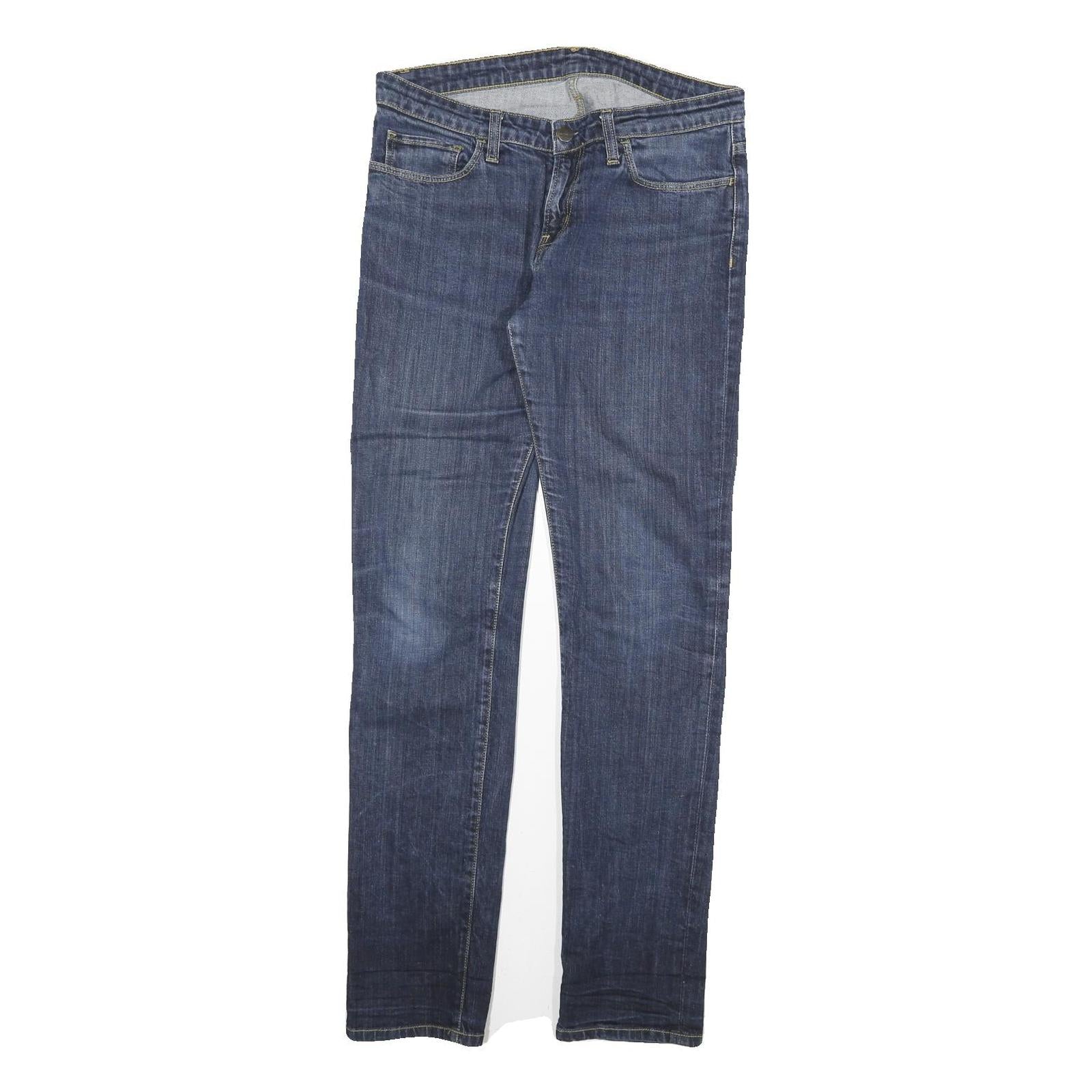 CARHARTT Mens Slim Blue Denim Jeans W29 L32 Cotton Blend Zip Plain Pocket Refurbished - N/A refurbished available on Cerqular