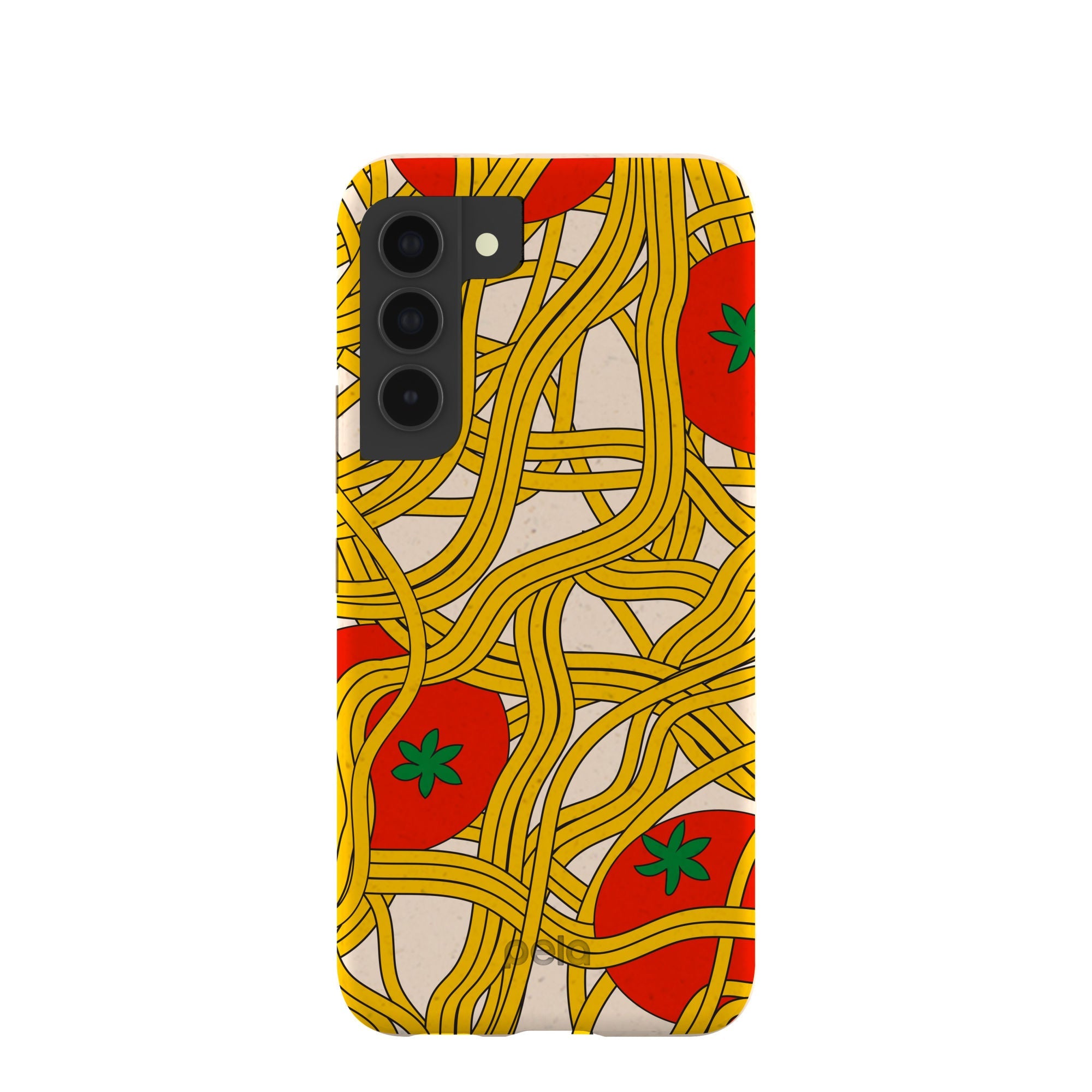 Seashell Spaghetti Splash Samsung Galaxy S22 Case Refurbished - Pela Case refurbished available on Cerqular
