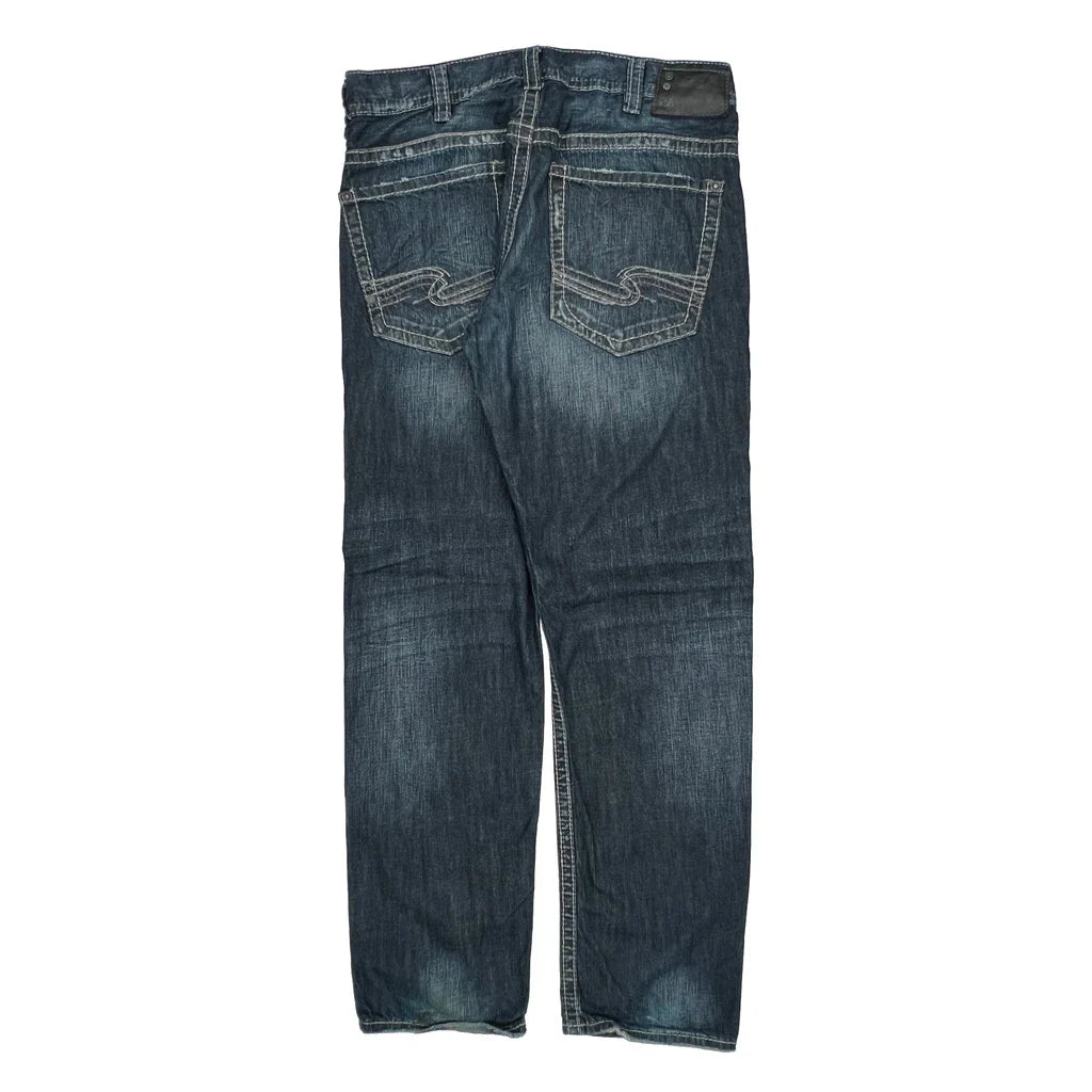 Buy Silver Contrast Stitch Jeans - 36W 34L Dark Wash Cotton Refurbished - $73.69 Silver Contrast Stitch Jeans - 36W 34L Dark Wash Cotton Refurbished - Thrifted (note: this is a term often used to describe second- refurbished available on Cerqular