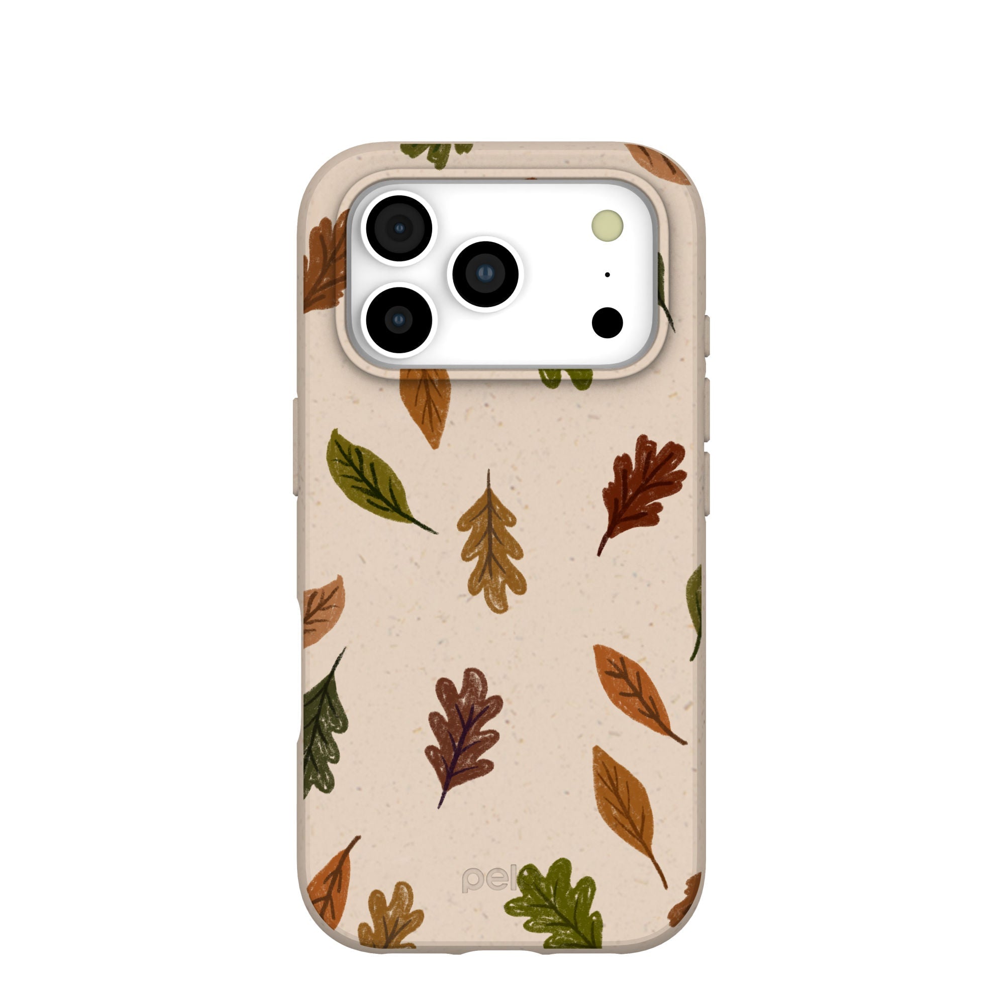 Seashell Harvest Hues iPhone 17 Pro Case | MagSafe Compatibility: Without MagSafe Refurbished - Pela Case refurbished available on Cerqular