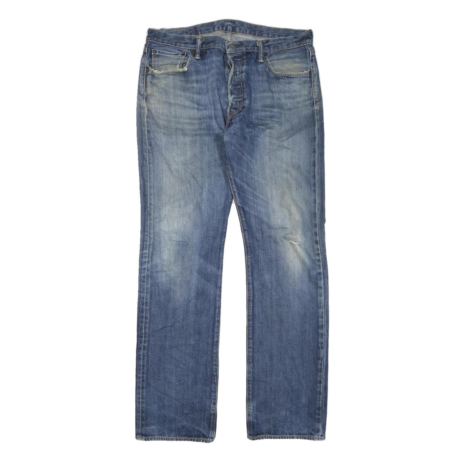 Buy LEVI'S Mens Regular Blue Denim Jeans W38 L34 Classic Cotton Blend Button Refurbished - $36.39 LEVI'S Mens Regular Blue Denim Jeans W38 L34 Classic Cotton Blend Button Refurbished - N/A refurbished available on Cerqular