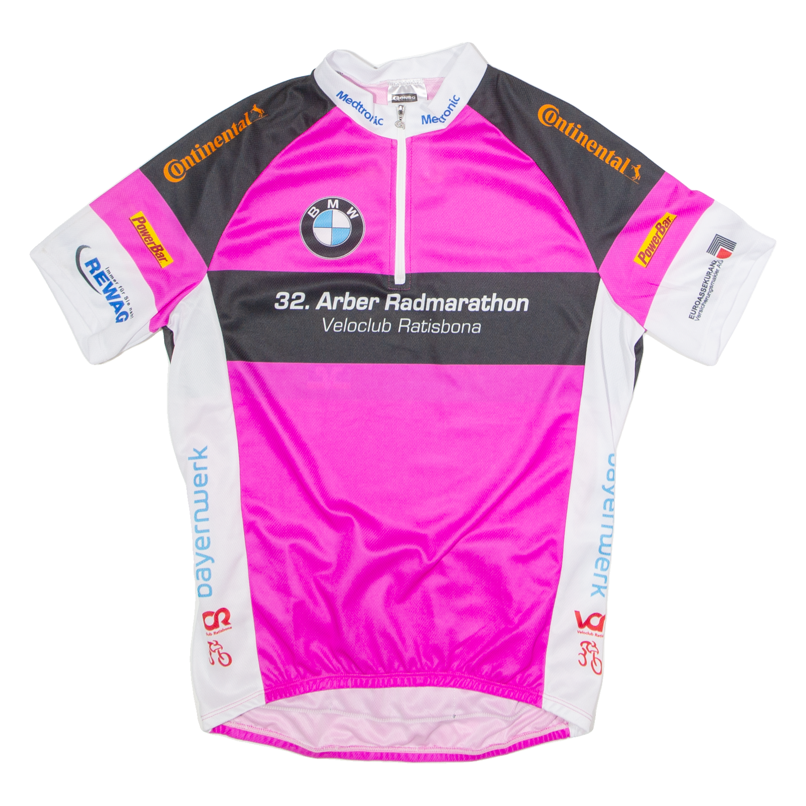 GONSO Cycling Mens Jersey Pink 1/4 Zip L Refurbished - N/A refurbished available on Cerqular