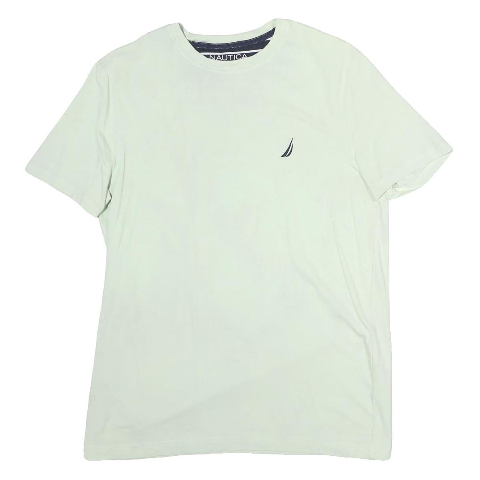 Buy NAUTICA Mens White Modern T-Shirt M Short Sleeve Crew Neck Cotton Casual Refurbished - $22.09 NAUTICA Mens White Modern T-Shirt M Short Sleeve Crew Neck Cotton Casual Refurbished - N/A refurbished available on Cerqular