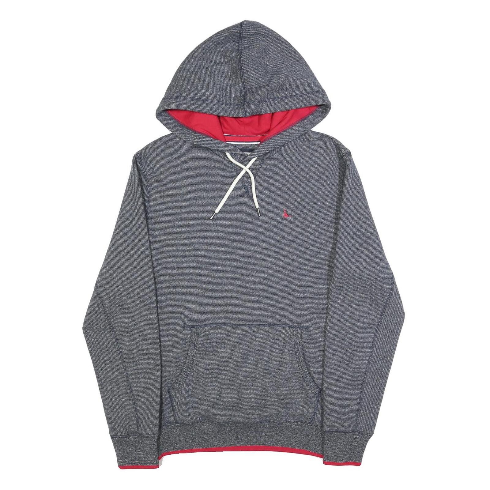 JACK WILLS Mens Grey Hoodie S Cotton Blend Pullover Drawstring Hood Refurbished - N/A refurbished available on Cerqular