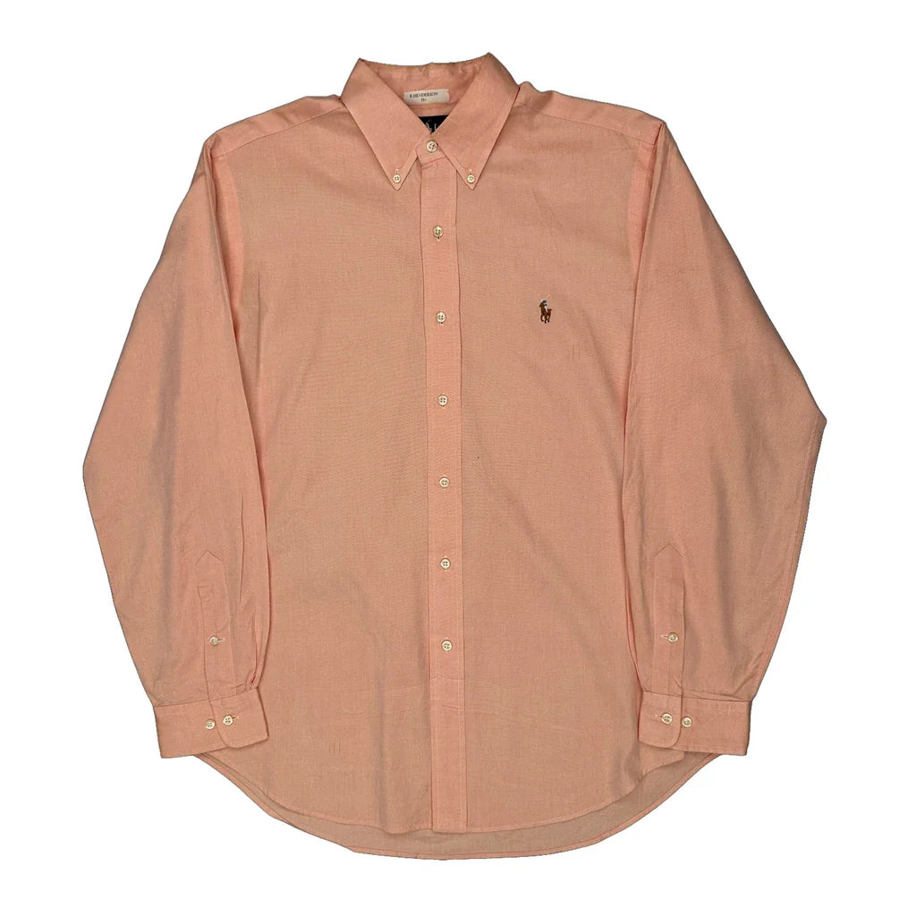 Buy Ralph Lauren Shirt - Large Pink Cotton Refurbished - $53.59 Ralph Lauren Shirt - Large Pink Cotton Refurbished - Thrifted (note: this is a term often used to describe second- refurbished available on Cerqular