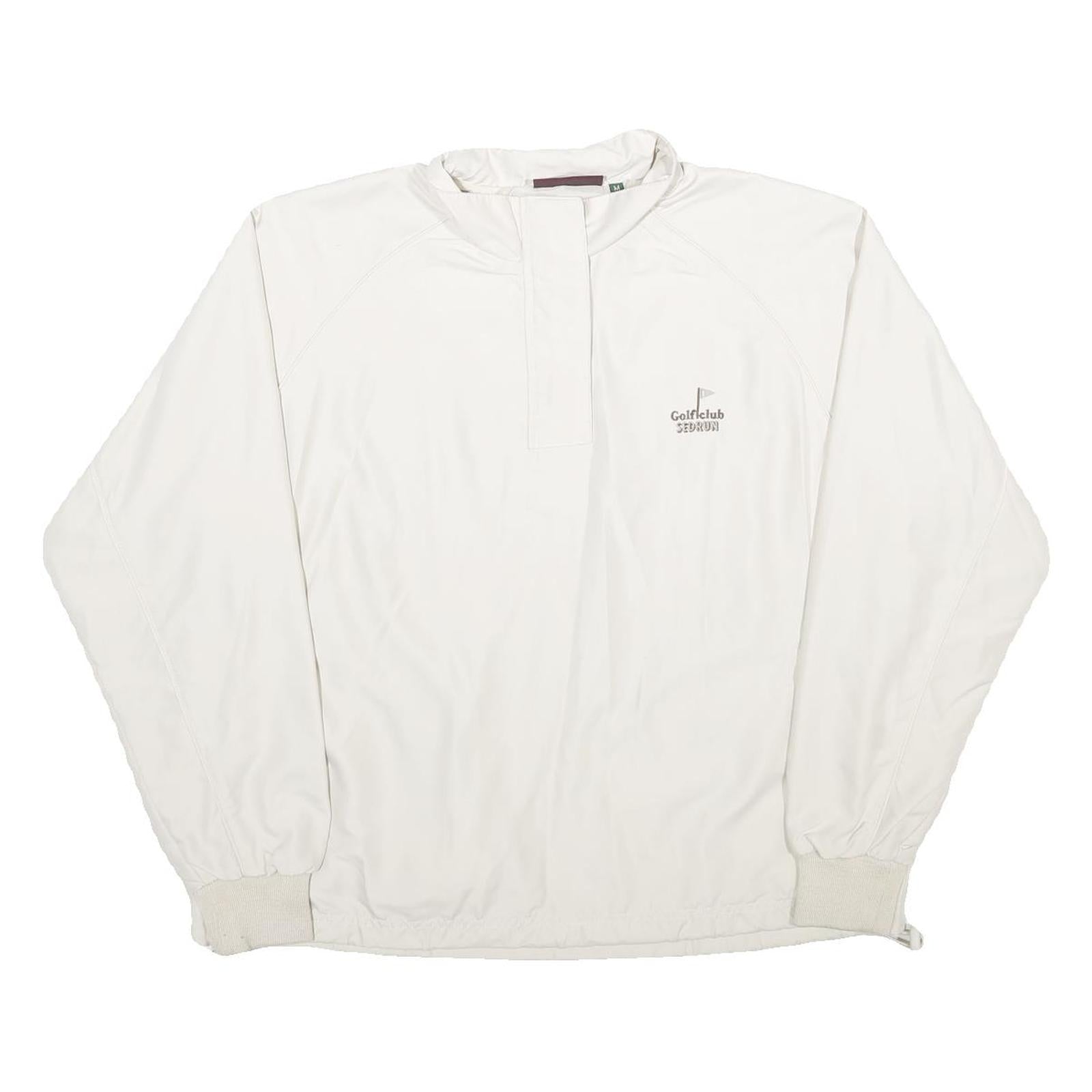 GLENMUIR Mens White Golfclub Sedrun Crew Neck M Lightweight Pullover Sweatshirt Refurbished - N/A refurbished available on Cerqular