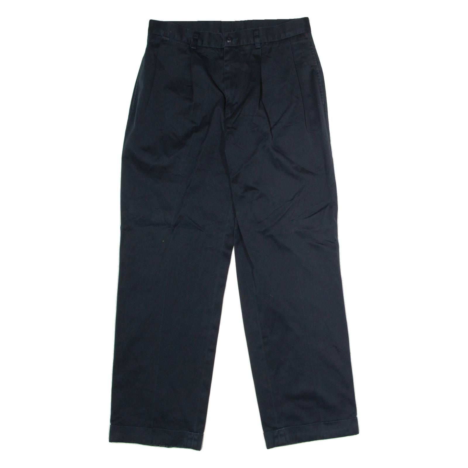 NAUTICA Chino Mens Twill Trousers Blue Classic Straight W33 L30 Refurbished - N/A refurbished available on Cerqular