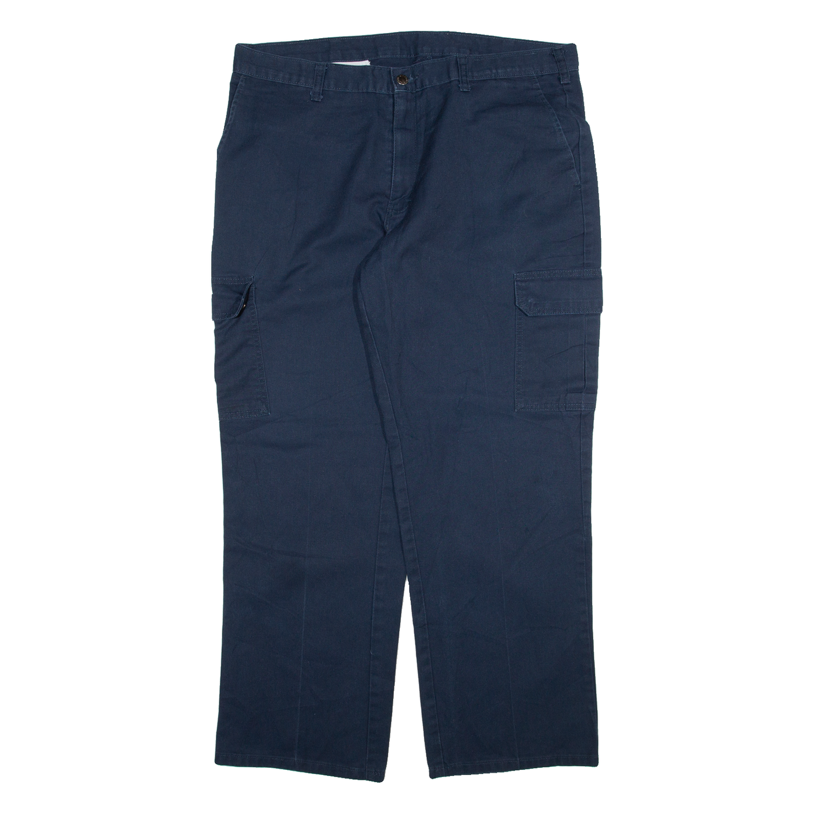 DICKIES Cargo Mens Trousers Blue Regular Straight W38 L30 Refurbished - N/A refurbished available on Cerqular