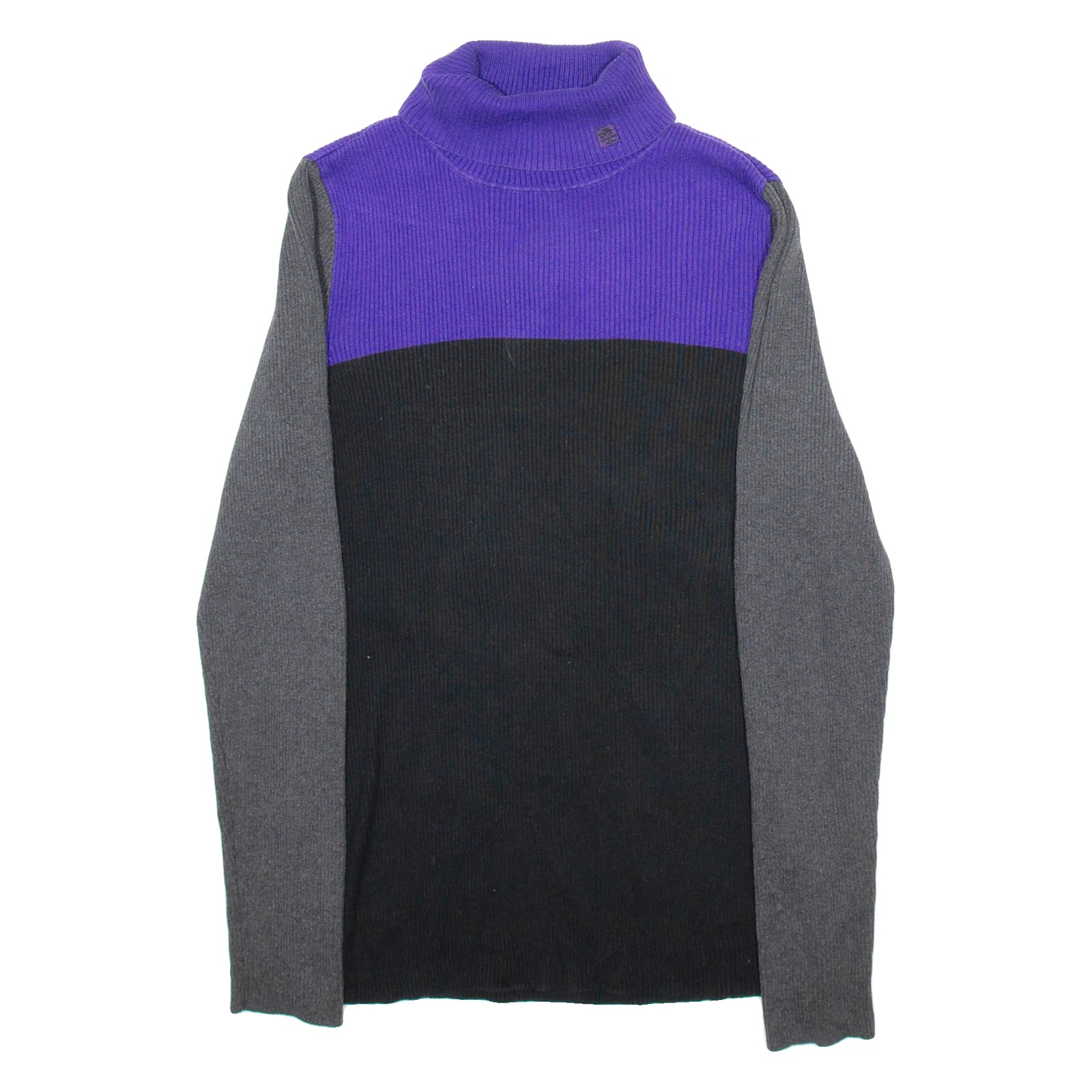 LAUREN RALPH LAUREN Womens Jumper Purple Roll Neck Tight Knit XL Refurbished - N/A refurbished available on Cerqular