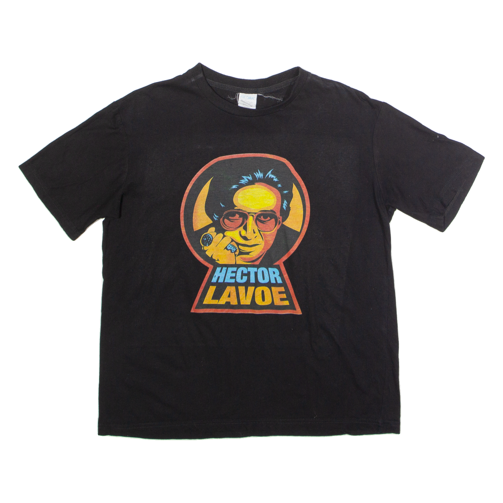 GILDAN Hector Lavoe Mens Band T-Shirt Black Crew Neck S Refurbished - N/A refurbished available on Cerqular