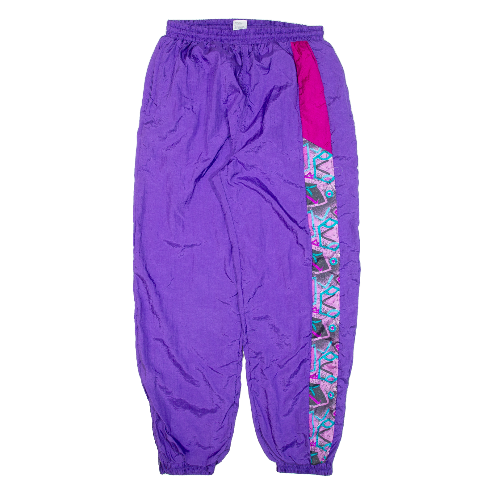 PLAYCREW Womens Track Pants Purple Tapered M W28 L29 Refurbished - N/A refurbished available on Cerqular