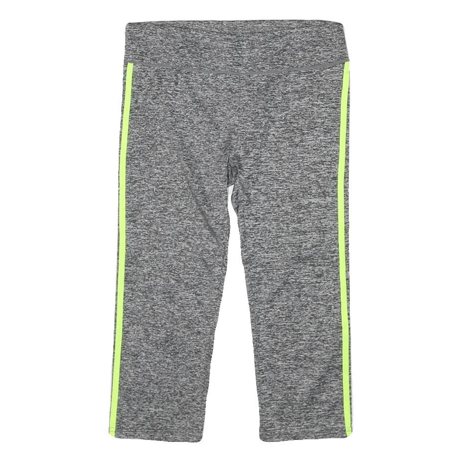 Womens Grey & Yellow Casual Sports Shorts XS W26 Polyester Blend Comfortable Fit Refurbished - N/A refurbished available on Cerqular