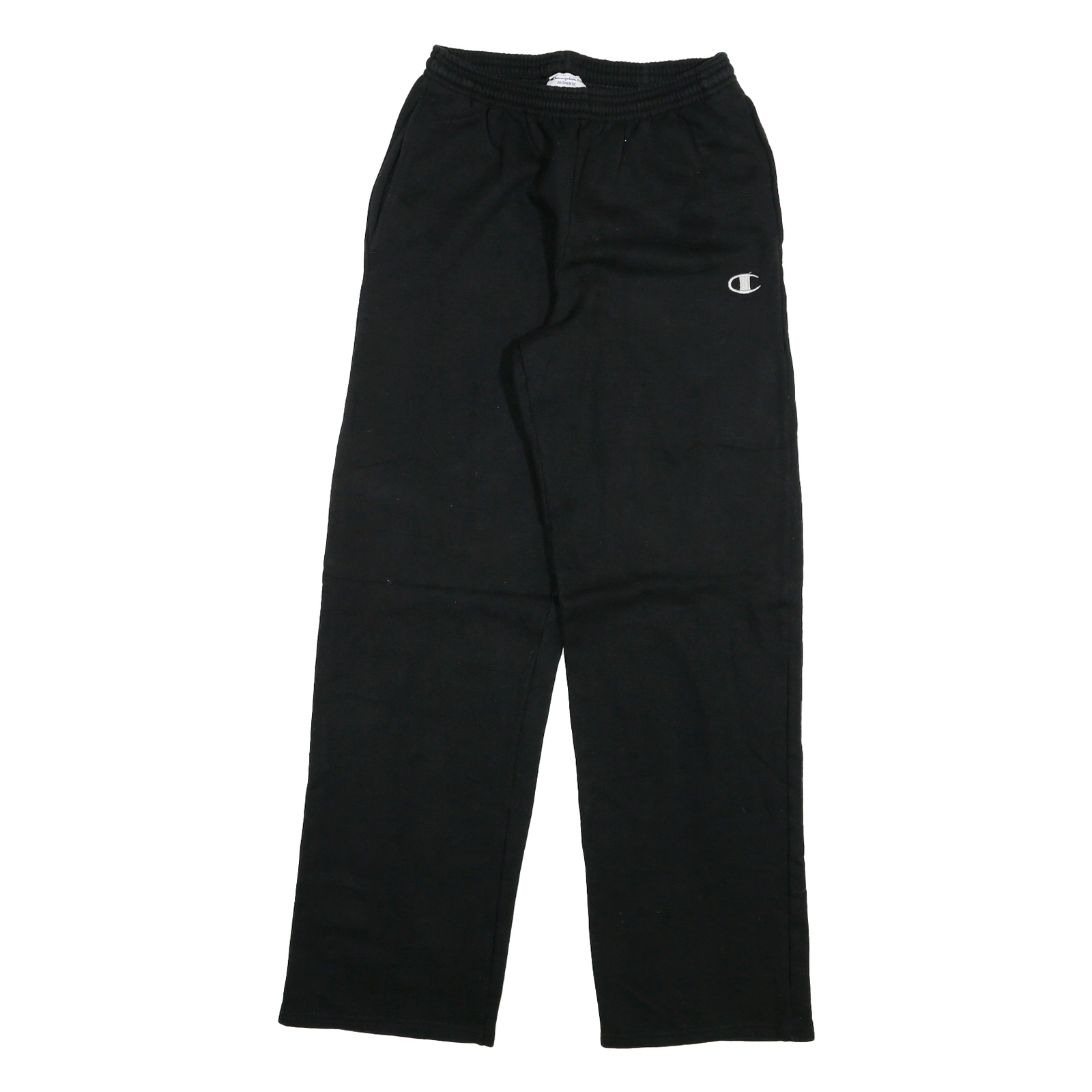 CHAMPION Mens Joggers Black Slim Straight S W25 L28 Cotton Blend Comfortable Refurbished - N/A refurbished available on Cerqular