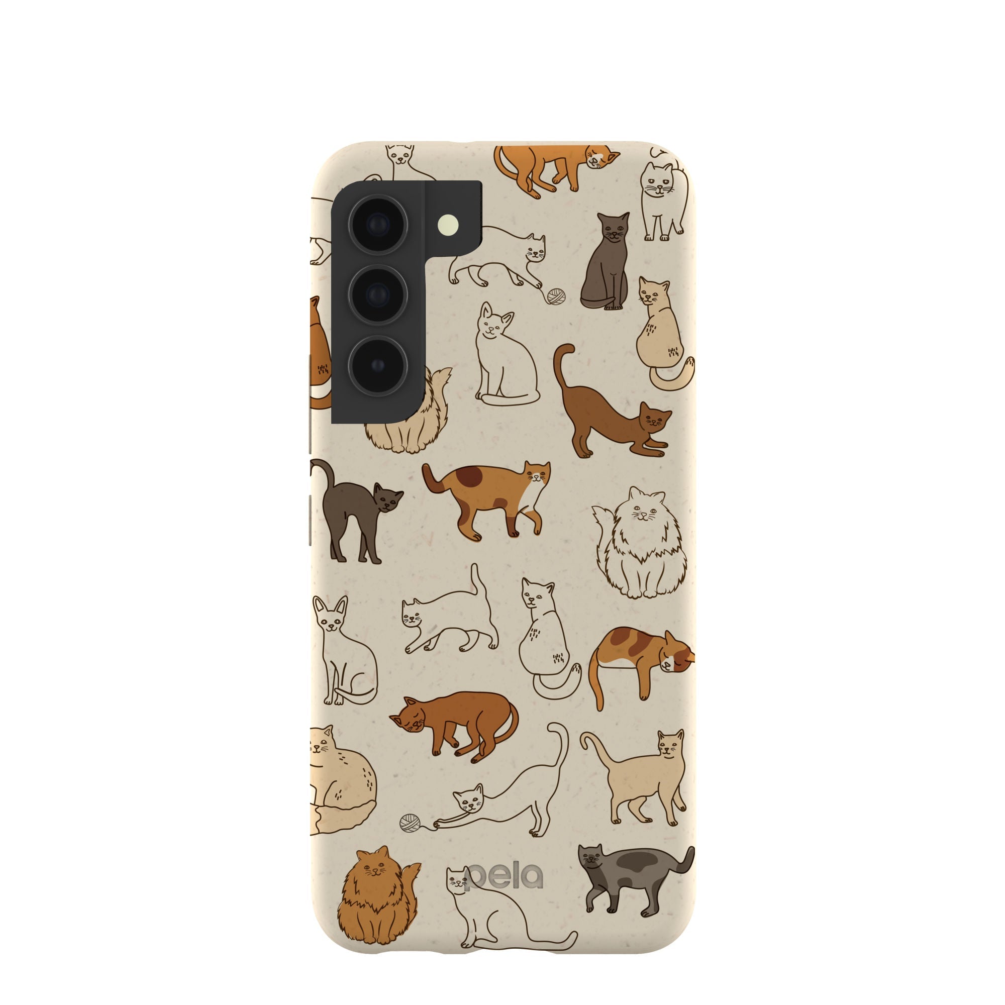 London Fog Kitty Cats Samsung Galaxy S22 Case Refurbished - Pela Case refurbished available on Cerqular