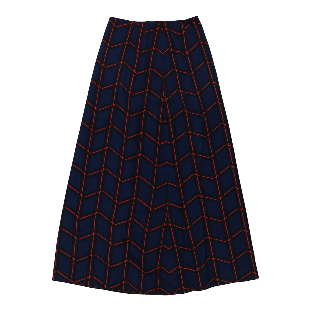 Buy Unbranded Checked Skirt - 26W UK 6 Navy Cotton Refurbished - $16.87 Unbranded Checked Skirt - 26W UK 6 Navy Cotton Refurbished - Thrifted (note: this is a term often used to describe second- refurbished available on Cerqular