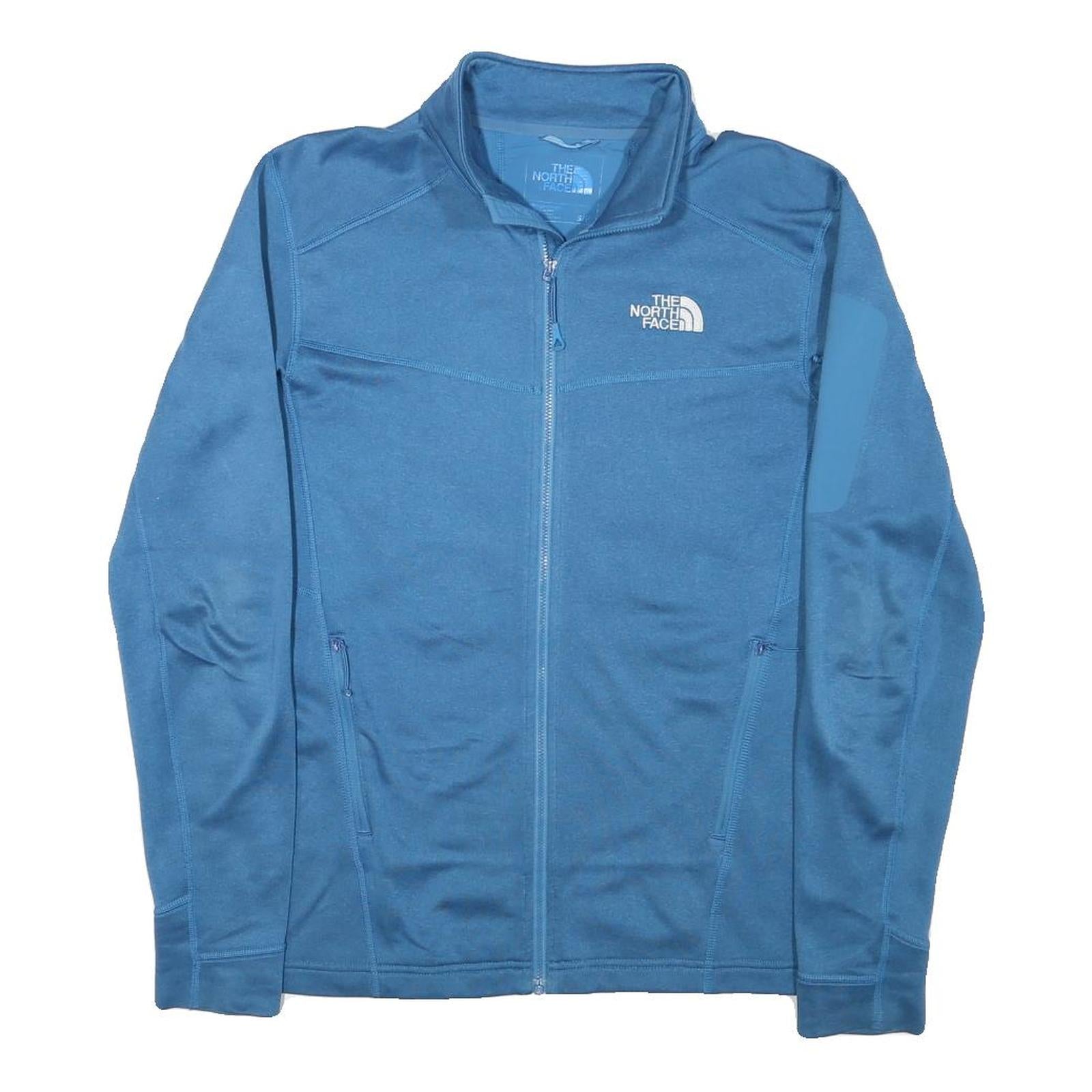 THE NORTH FACE Mens Blue Jacket S Polyester Blend Zip Plain Casual Outdoor Refurbished - N/A refurbished available on Cerqular