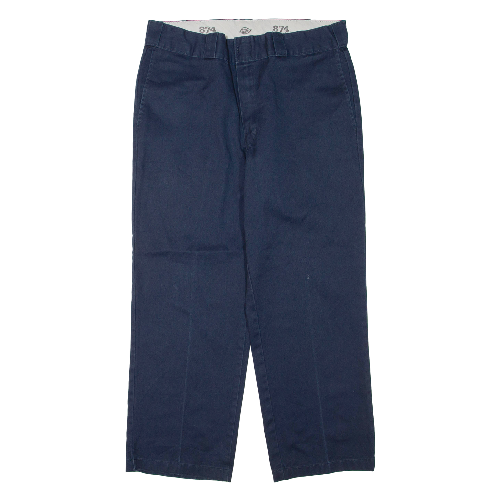 DICKIES Mens Trousers Blue Regular Straight W32 L26 Refurbished - N/A refurbished available on Cerqular