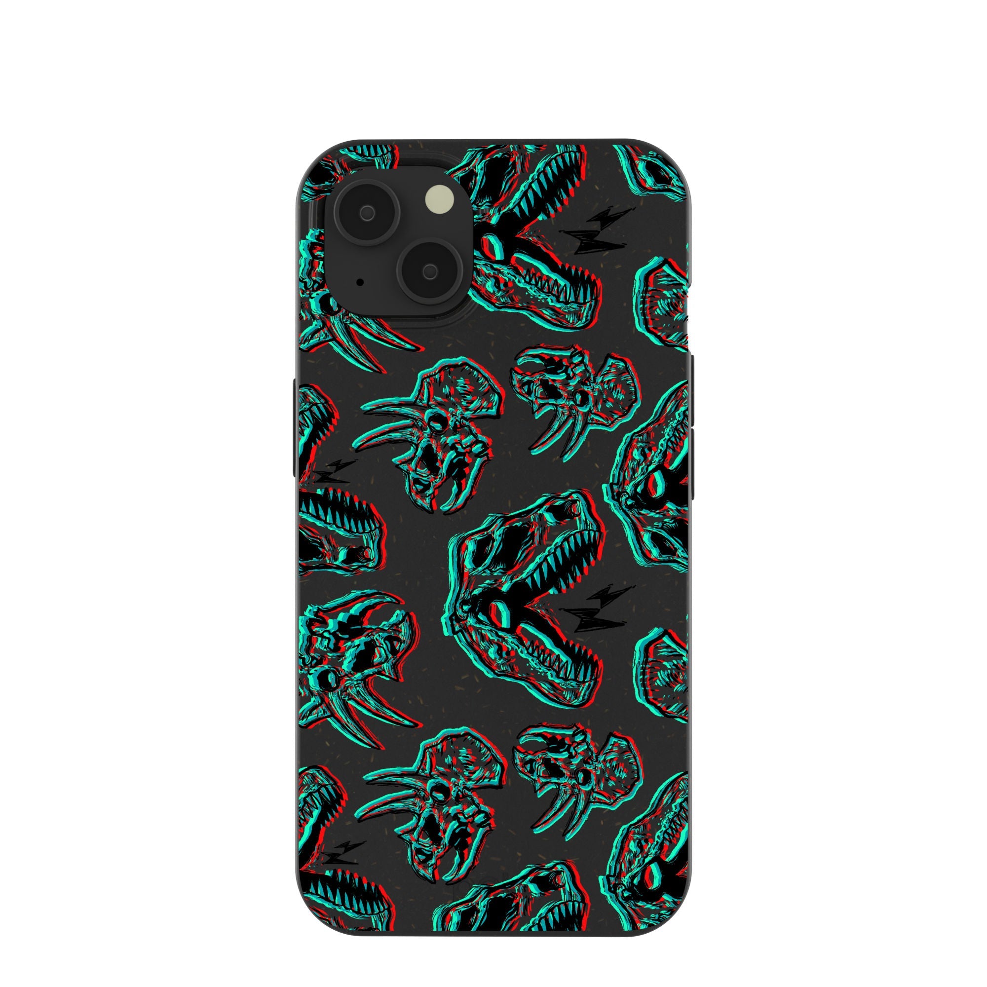 Black Fossilized iPhone 13 Case Refurbished - Pela Case refurbished available on Cerqular