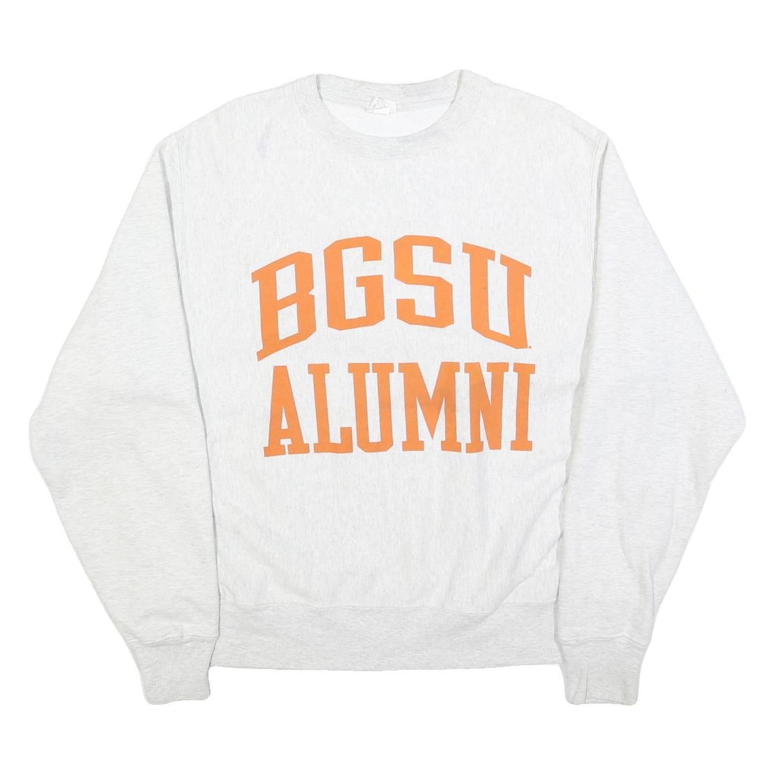 CHAMPION REVERSE WEAVE Mens Grey BGSU Alumni Crew Neck M Cotton Sweatshirt Refurbished - N/A refurbished available on Cerqular