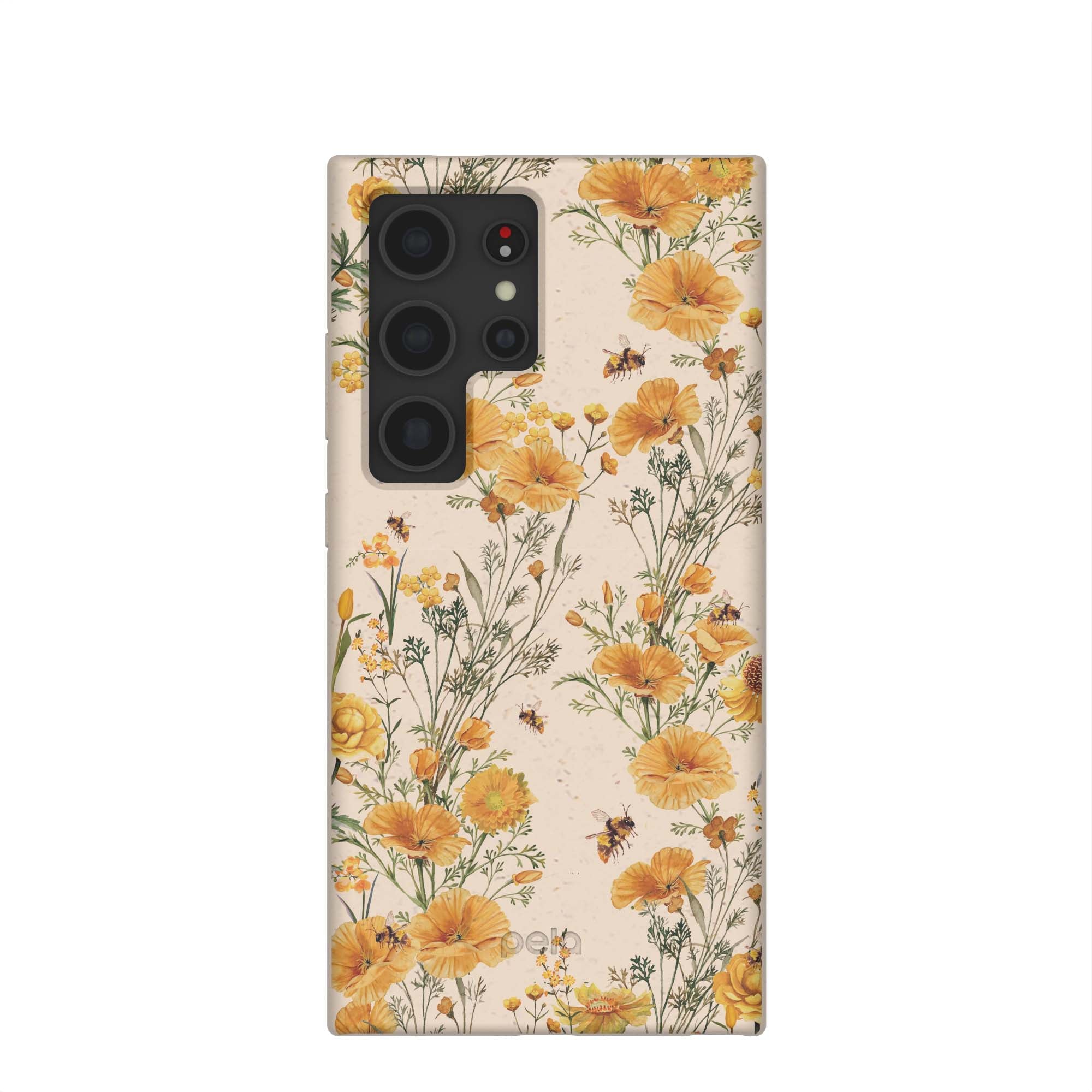Seashell Vintage Bee Samsung Galaxy S24 Ultra Case Refurbished - Pela Case refurbished available on Cerqular