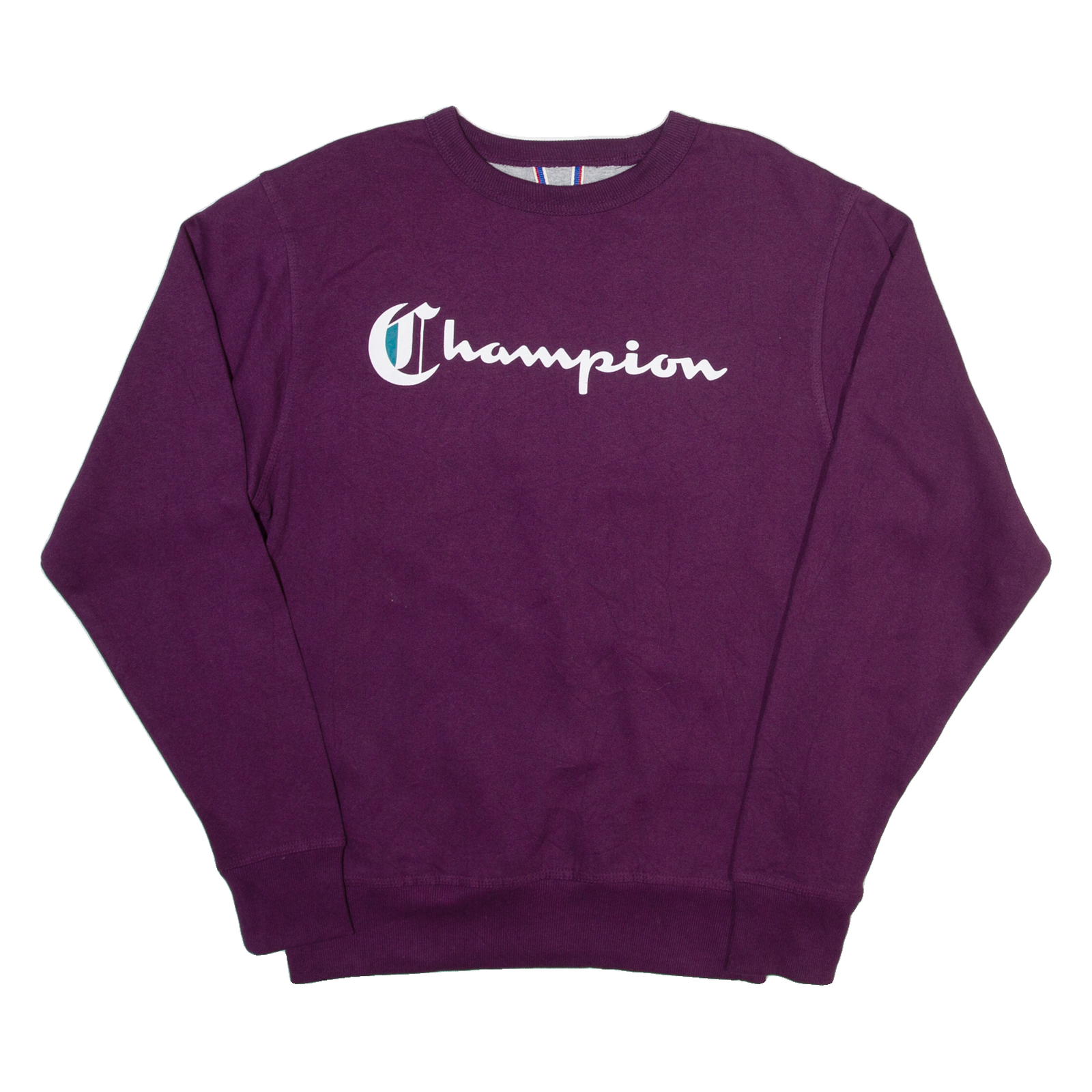 CHAMPION Mens Sweatshirt Purple S Refurbished - N/A refurbished available on Cerqular