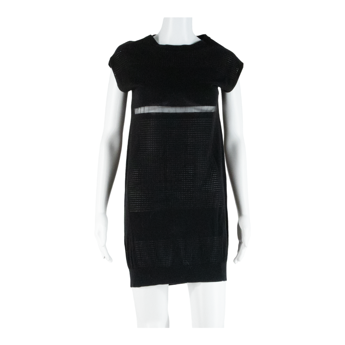 ALL SAINTS Womens Jumper Dress Black Short Sleeve Short UK 6 Refurbished - N/A refurbished available on Cerqular