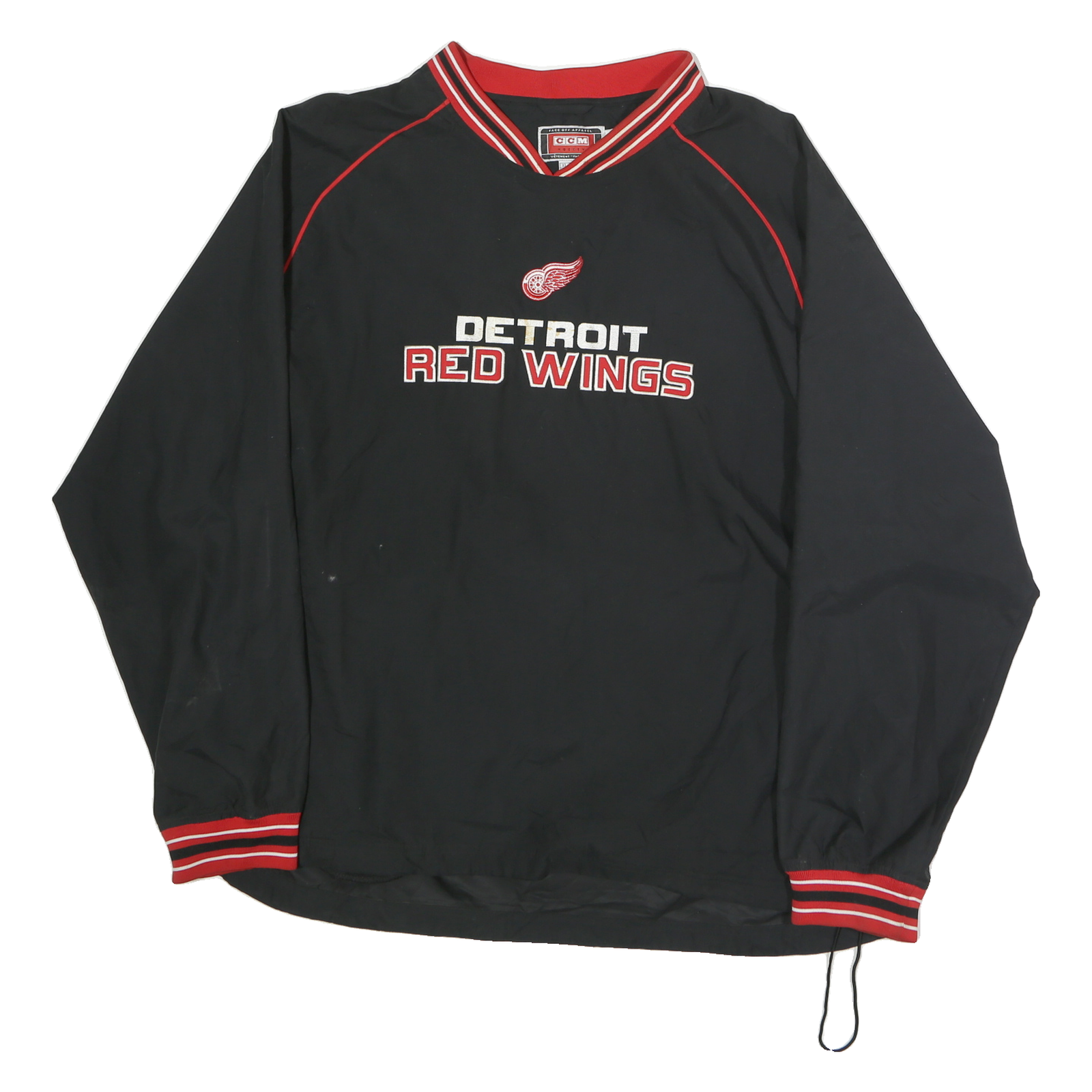 CCM Mens Black Detroit Red Wings Crew Neck XL Ice Hockey Sweatshirt Refurbished - N/A refurbished available on Cerqular