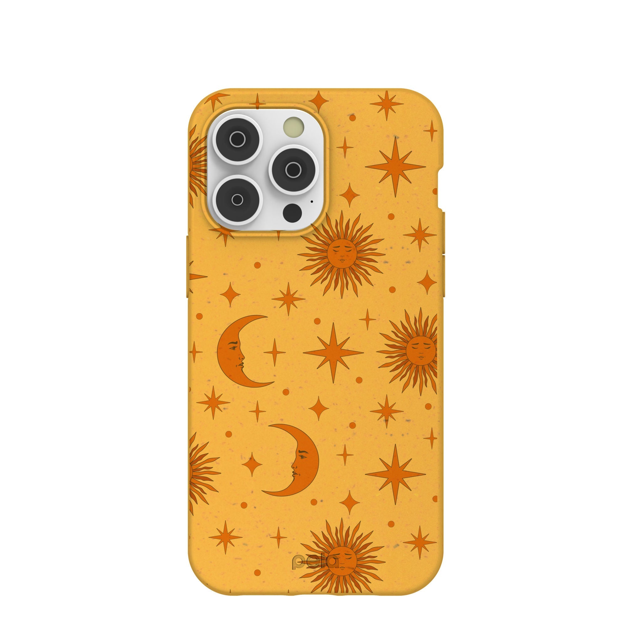 Honey Sun and Moon iPhone 14 Pro Max Case Refurbished - Pela Case refurbished available on Cerqular
