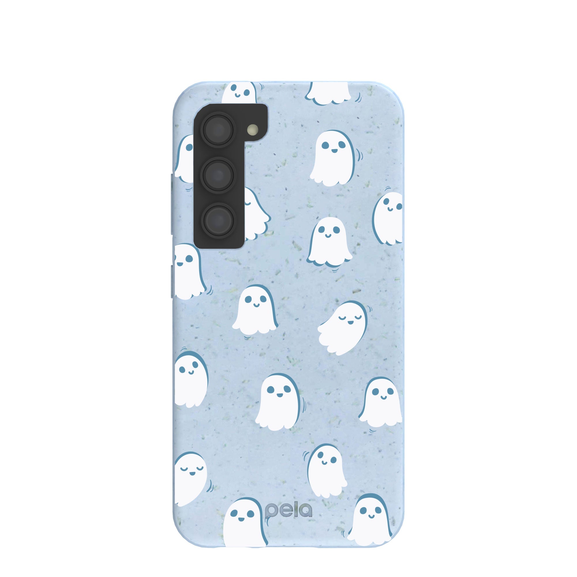 Powder Blue Ghostly Samsung Galaxy S23 Case Refurbished - Pela Case refurbished available on Cerqular