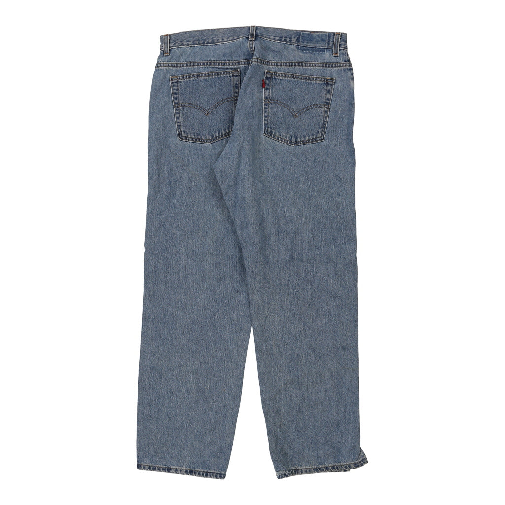 Levis Jeans - 36W 32L Blue Cotton Refurbished - Thrifted (note: this is a term often used to describe second- refurbished available on Cerqular