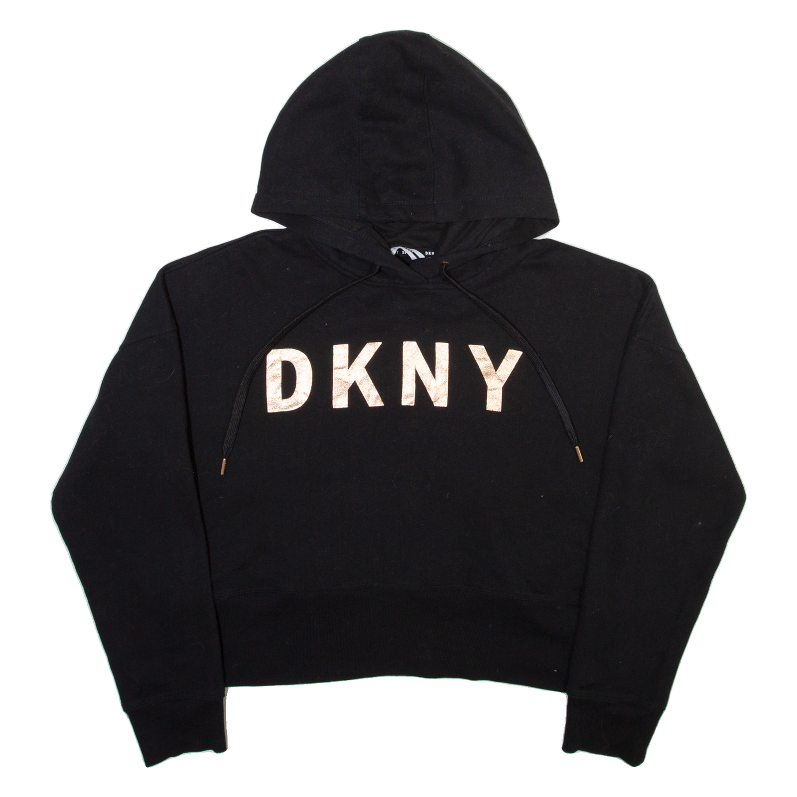 DKNY Womens Black Hoodie L Refurbished - N/A refurbished available on Cerqular