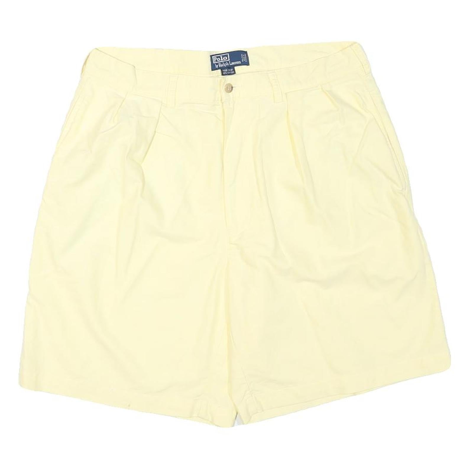 POLO RALPH LAUREN Mens Cotton Blend Yellow Casual Shorts XL W34 Summer Wear Refurbished - N/A refurbished available on Cerqular