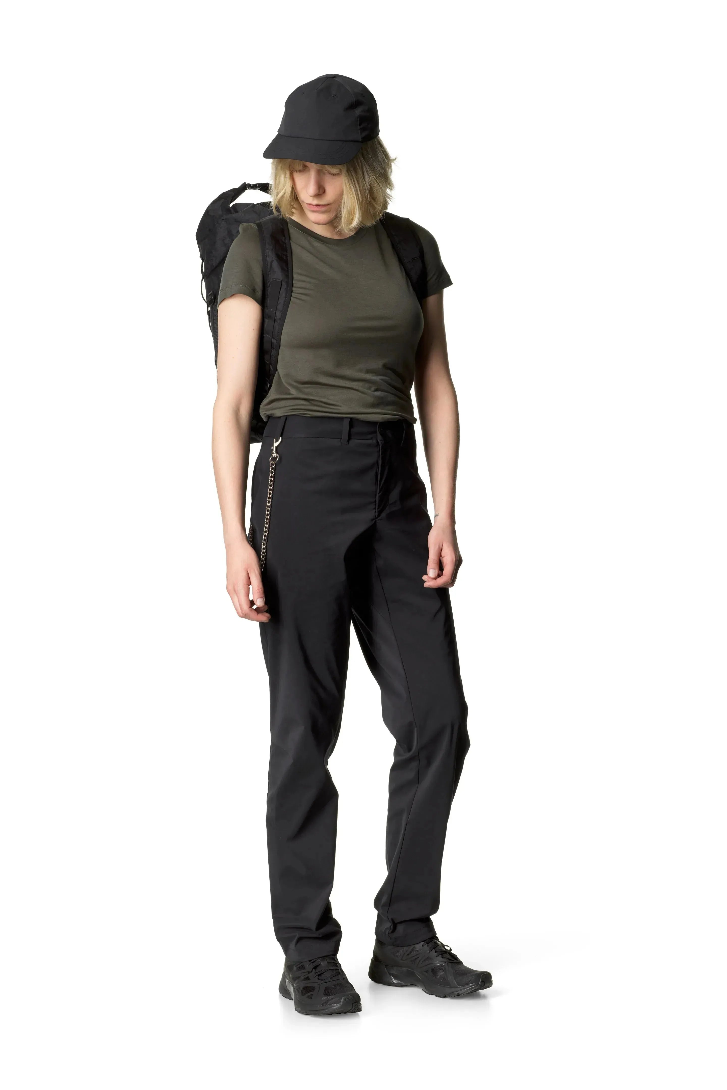 W's Omni Pants | Color: true black | Size: S Refurbished - Houdini Sportswear refurbished available on Cerqular