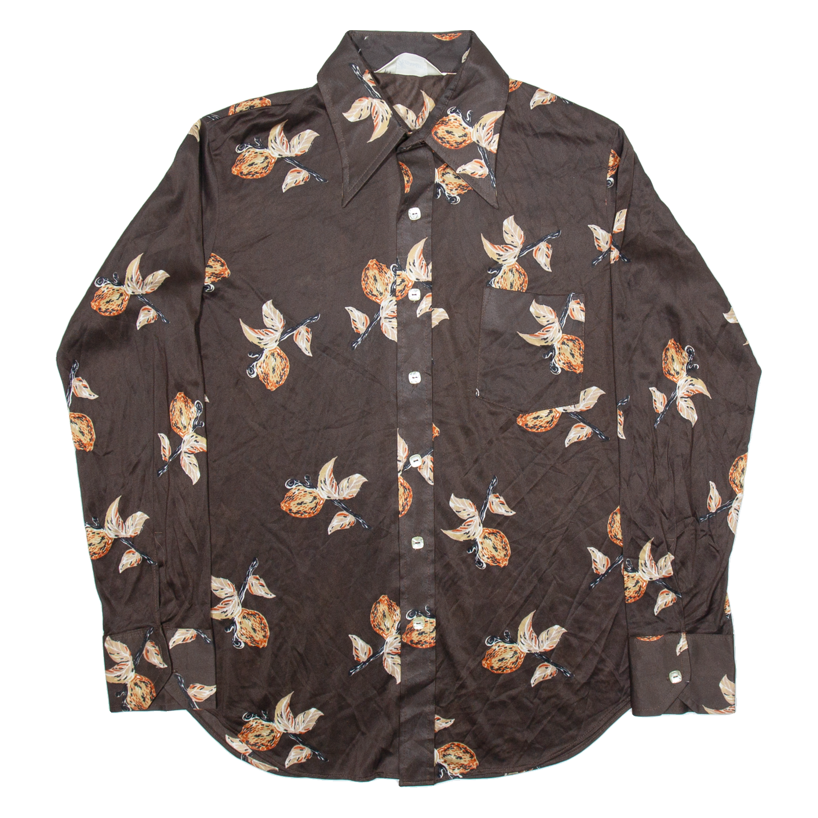 Buy CHARISMA Mens Shirt Brown Floral Long Sleeve L Refurbished - $18.19 CHARISMA Mens Shirt Brown Floral Long Sleeve L Refurbished - N/A refurbished available on Cerqular
