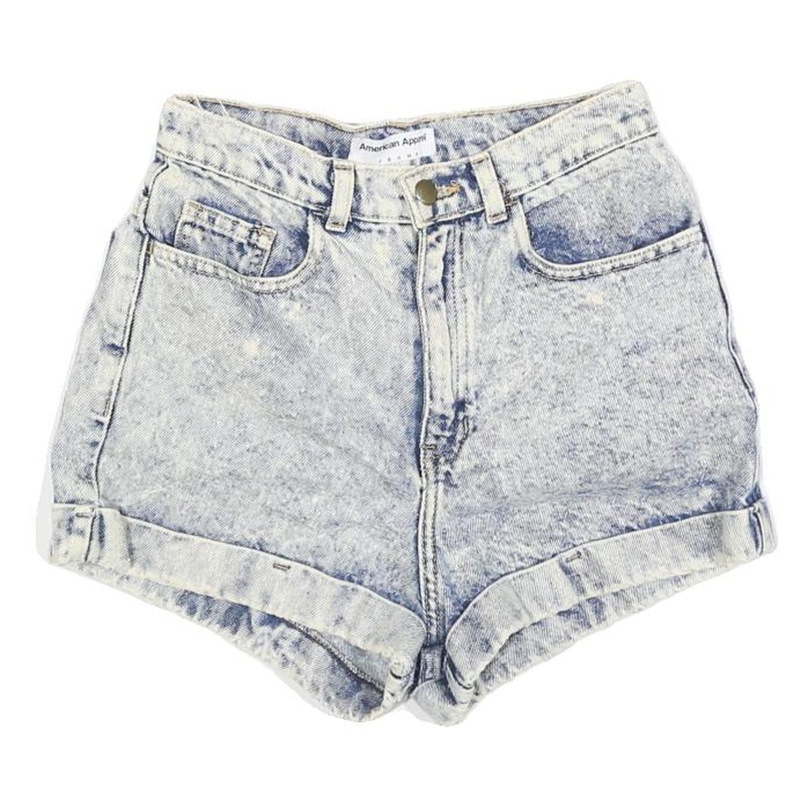 Buy AMERICAN APPAREL Womens Shorts Blue Denim Casual XS W25 High Waist Summer Refurbished - $22.09 AMERICAN APPAREL Womens Shorts Blue Denim Casual XS W25 High Waist Summer Refurbished - N/A refurbished available on Cerqular
