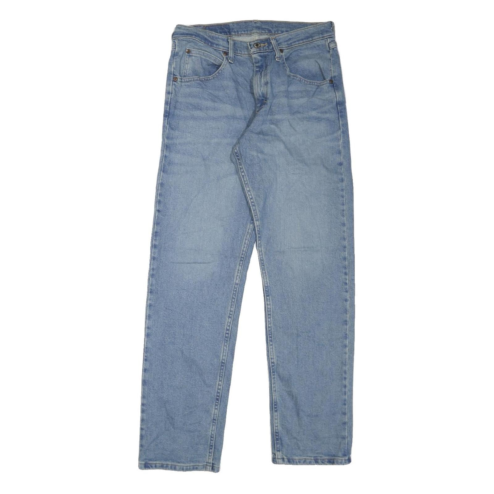 WRANGLER Mens Regular Fit Straight Leg Denim Light W30 L32 Classic Zip Jeans Refurbished - N/A refurbished available on Cerqular