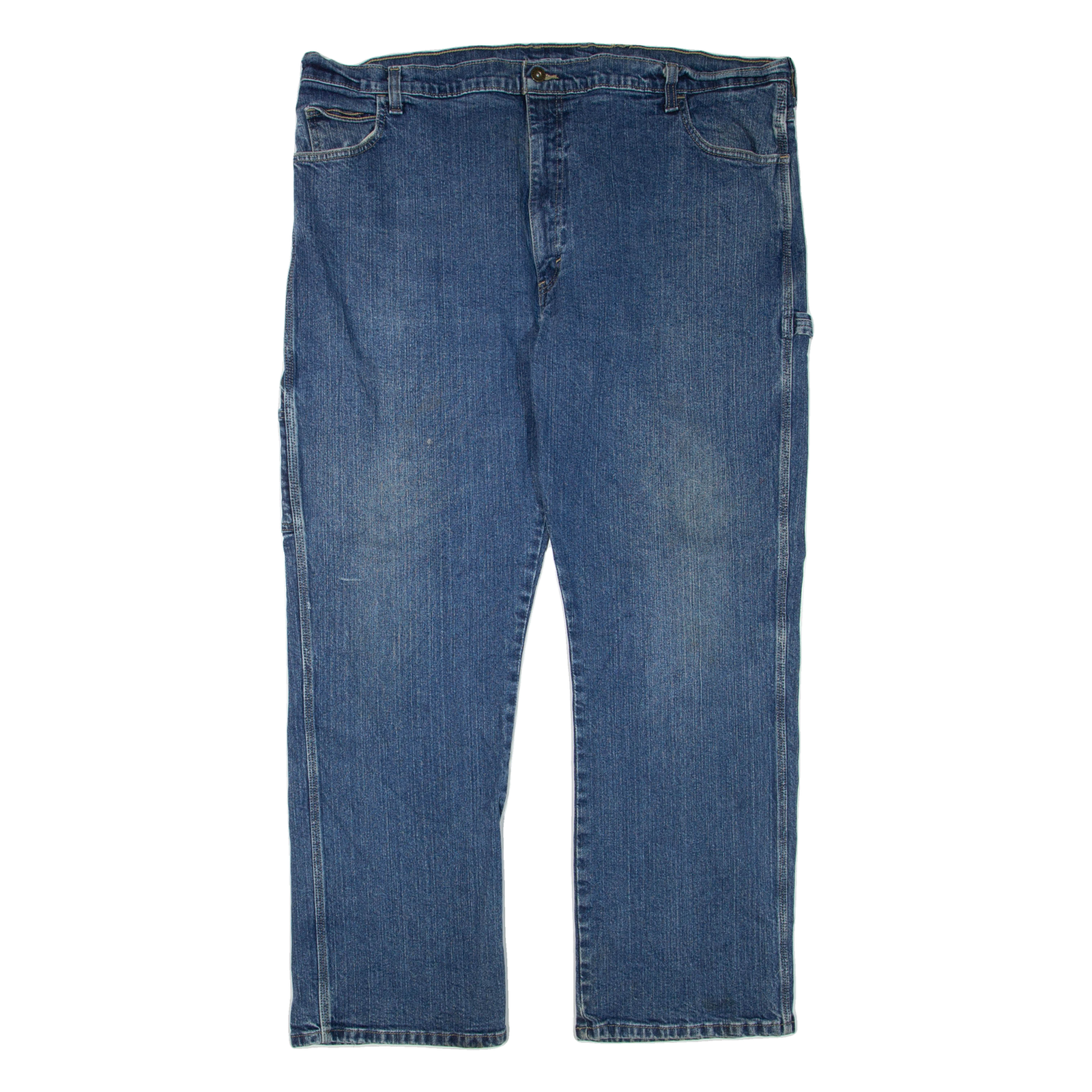 DICKIES Womens Jeans Blue Regular Straight W42 L32 Refurbished - N/A refurbished available on Cerqular