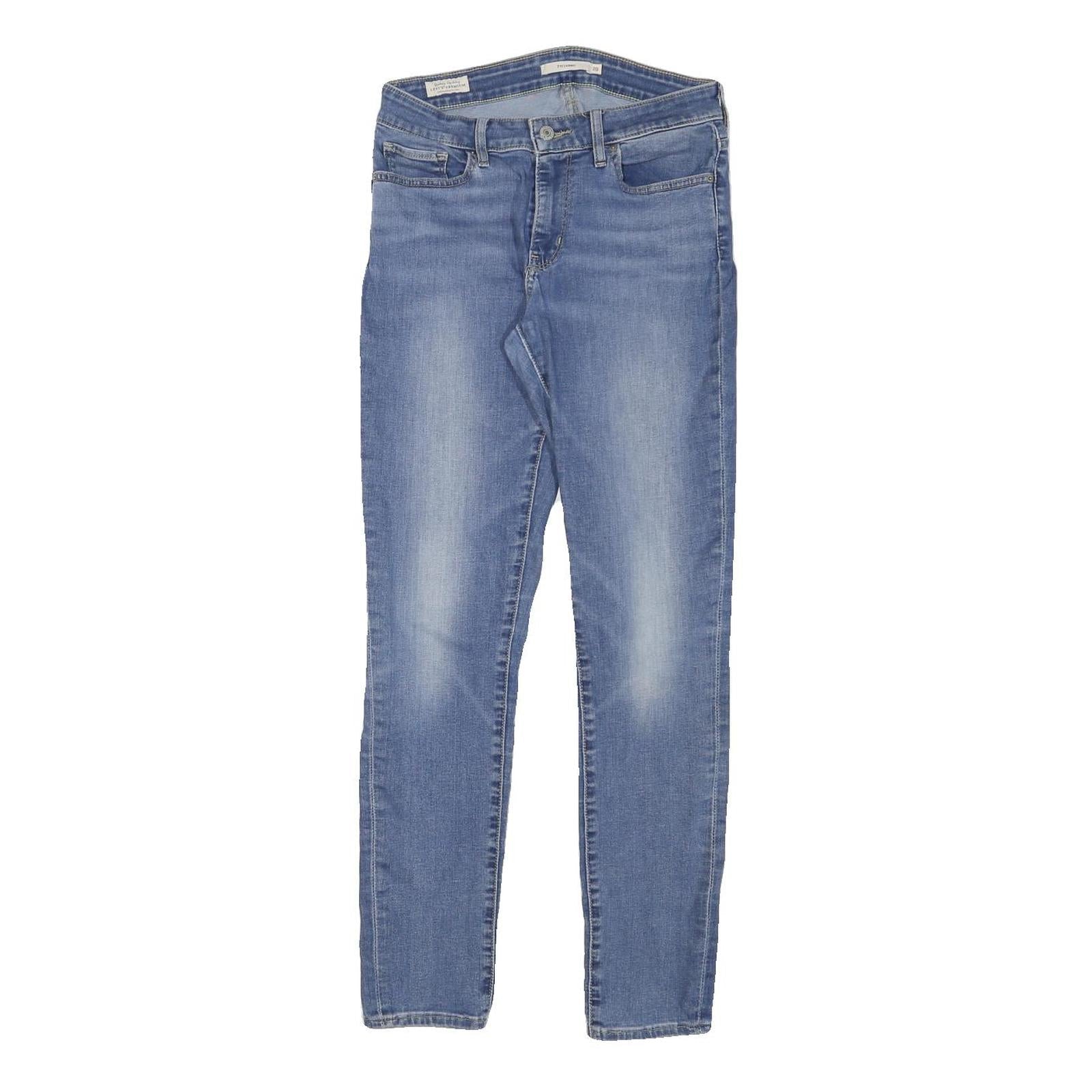LEVI'S 711 Womens Slim Slim Skinny Denim Medium Blue W28 L29 Stretch Jeans Refurbished - N/A refurbished available on Cerqular