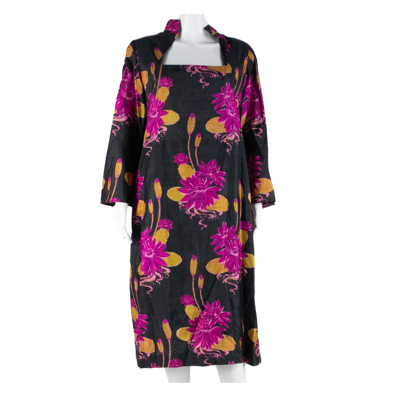 Buy Womens Day Dress Black Floral Long Sleeve Midi L Refurbished - $27.29 Womens Day Dress Black Floral Long Sleeve Midi L Refurbished - N/A refurbished available on Cerqular