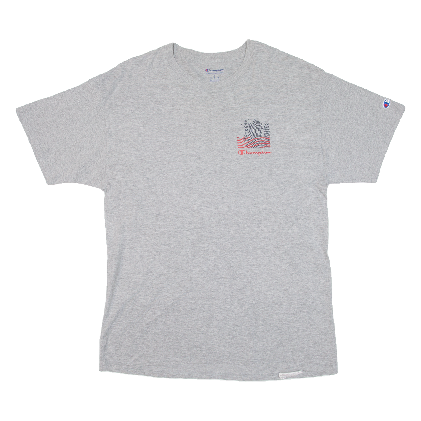 CHAMPION Mens T-Shirt Grey L Refurbished - N/A refurbished available on Cerqular