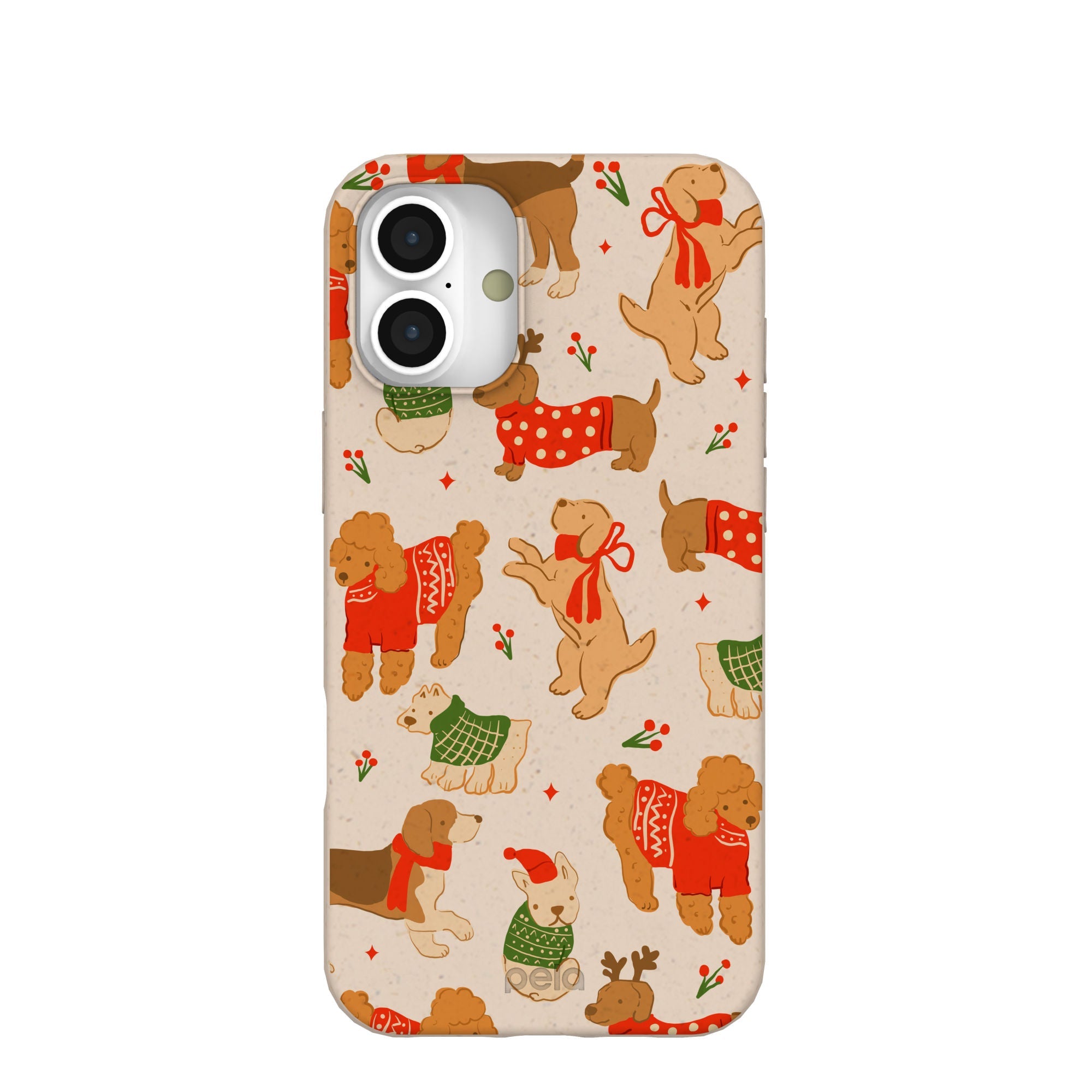 Seashell Jolly Doggos iPhone 16 Plus Case Refurbished - Pela Case refurbished available on Cerqular
