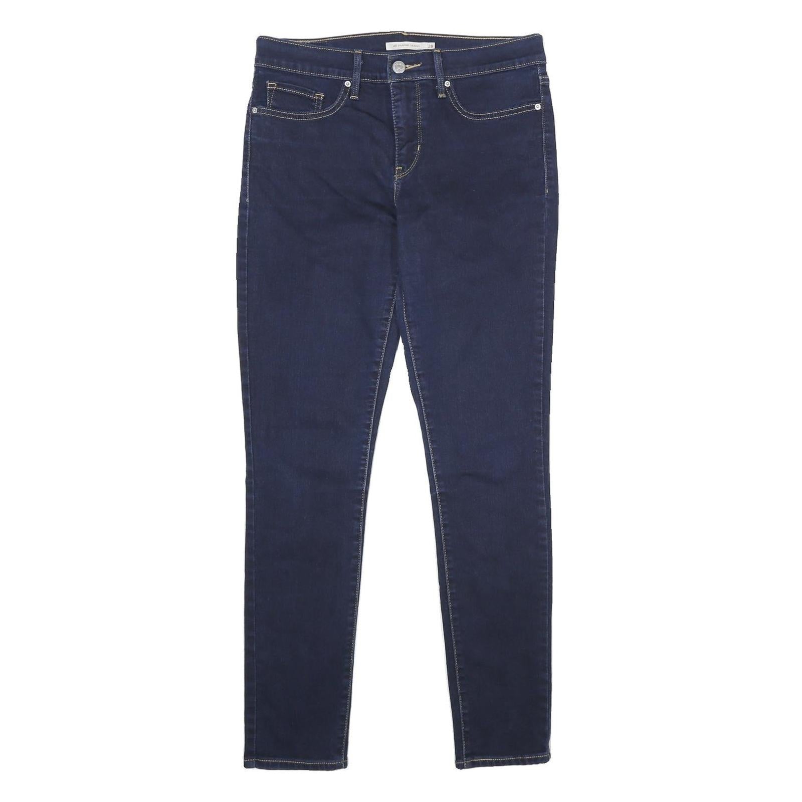 LEVI'S Womens Jeans Blue Slim Skinny Denim W28 L30 31 Shaping Skinny Cotton Refurbished - N/A refurbished available on Cerqular