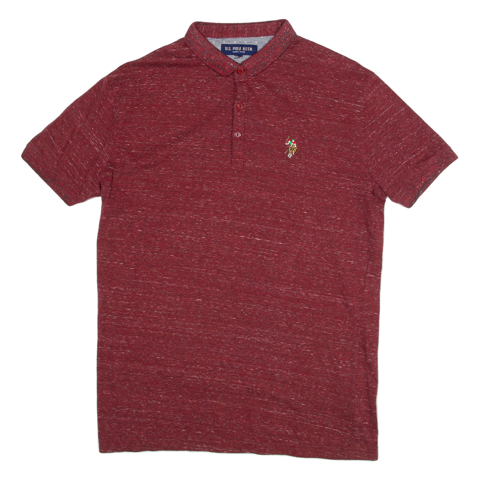 U.S POLO ASSN. Mens Polo Shirt Red S Refurbished - N/A refurbished available on Cerqular