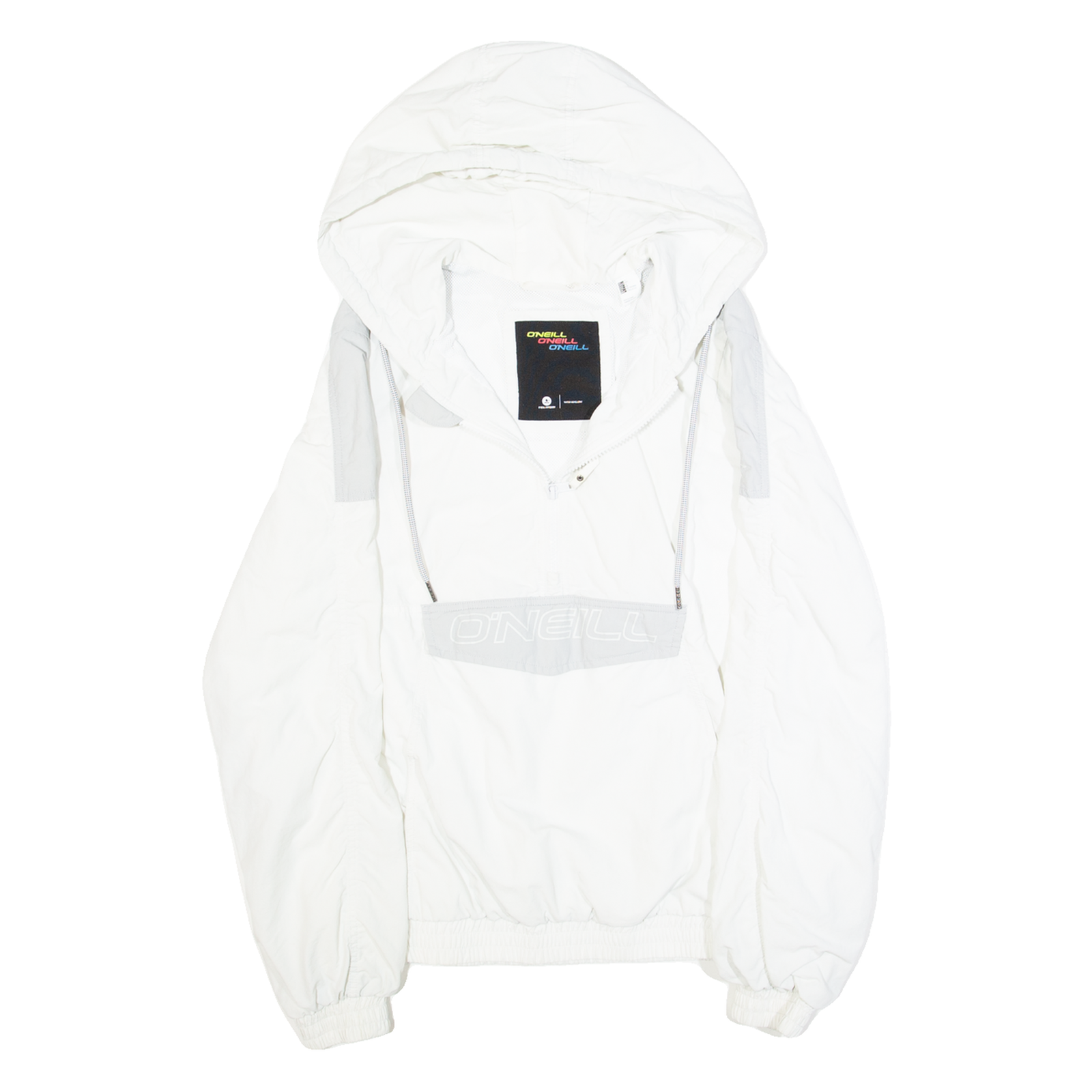 O'NEILL Mens Pullover Jacket White Hooded S Refurbished - N/A refurbished available on Cerqular