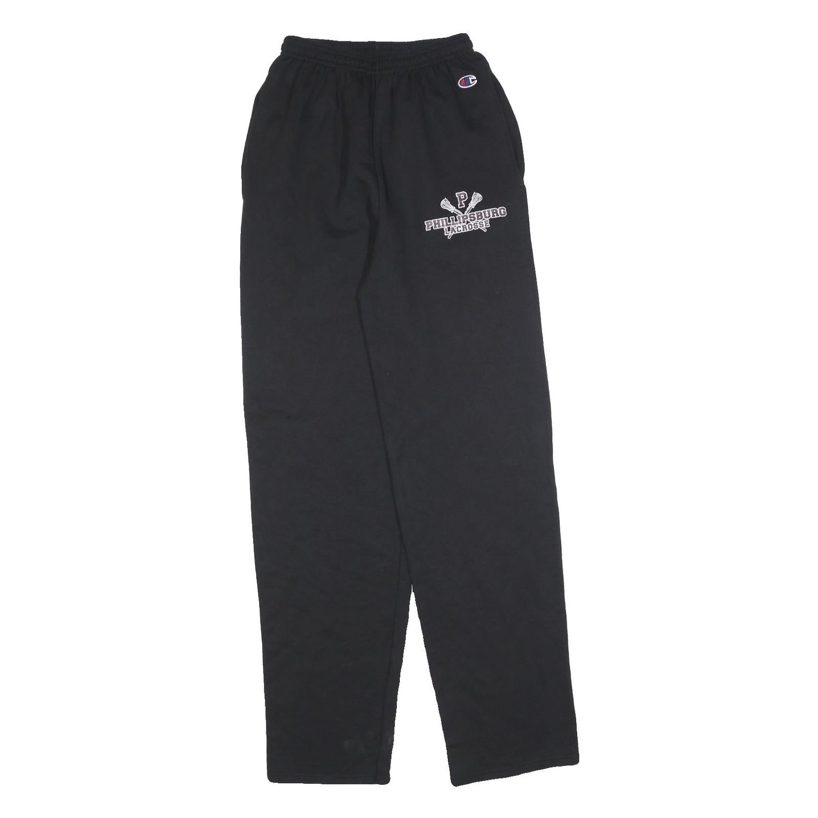 CHAMPION Womens Black Joggers Phillipsburg Lacrosse S W22 L32 Cotton Blend Refurbished - N/A refurbished available on Cerqular