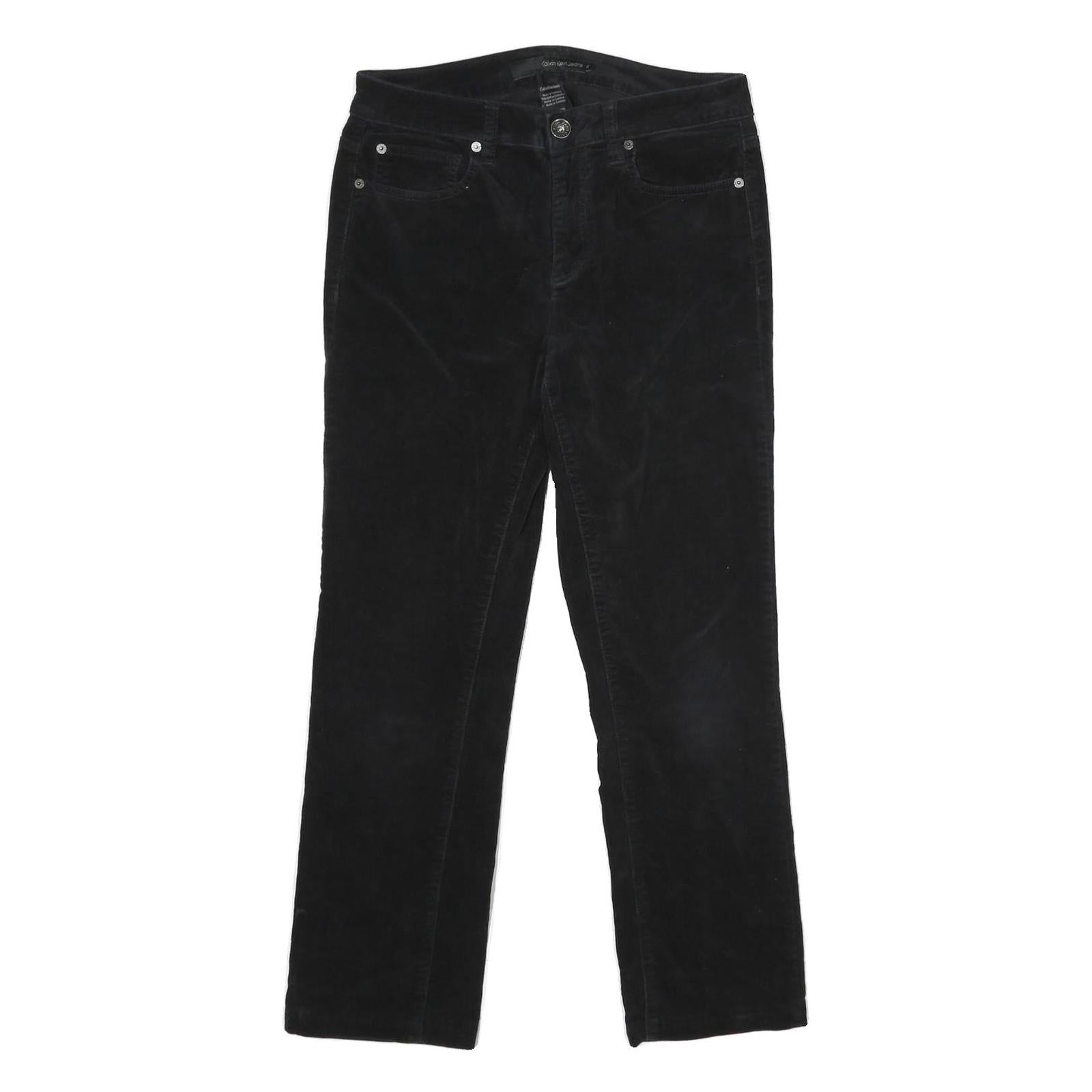 Buy CALVIN KLEIN JEANS Womens Cotton Blend Black Regular Straight Trousers W30 L27 Refurbished - $33.79 CALVIN KLEIN JEANS Womens Cotton Blend Black Regular Straight Trousers W30 L27 Refurbished - N/A refurbished available on Cerqular