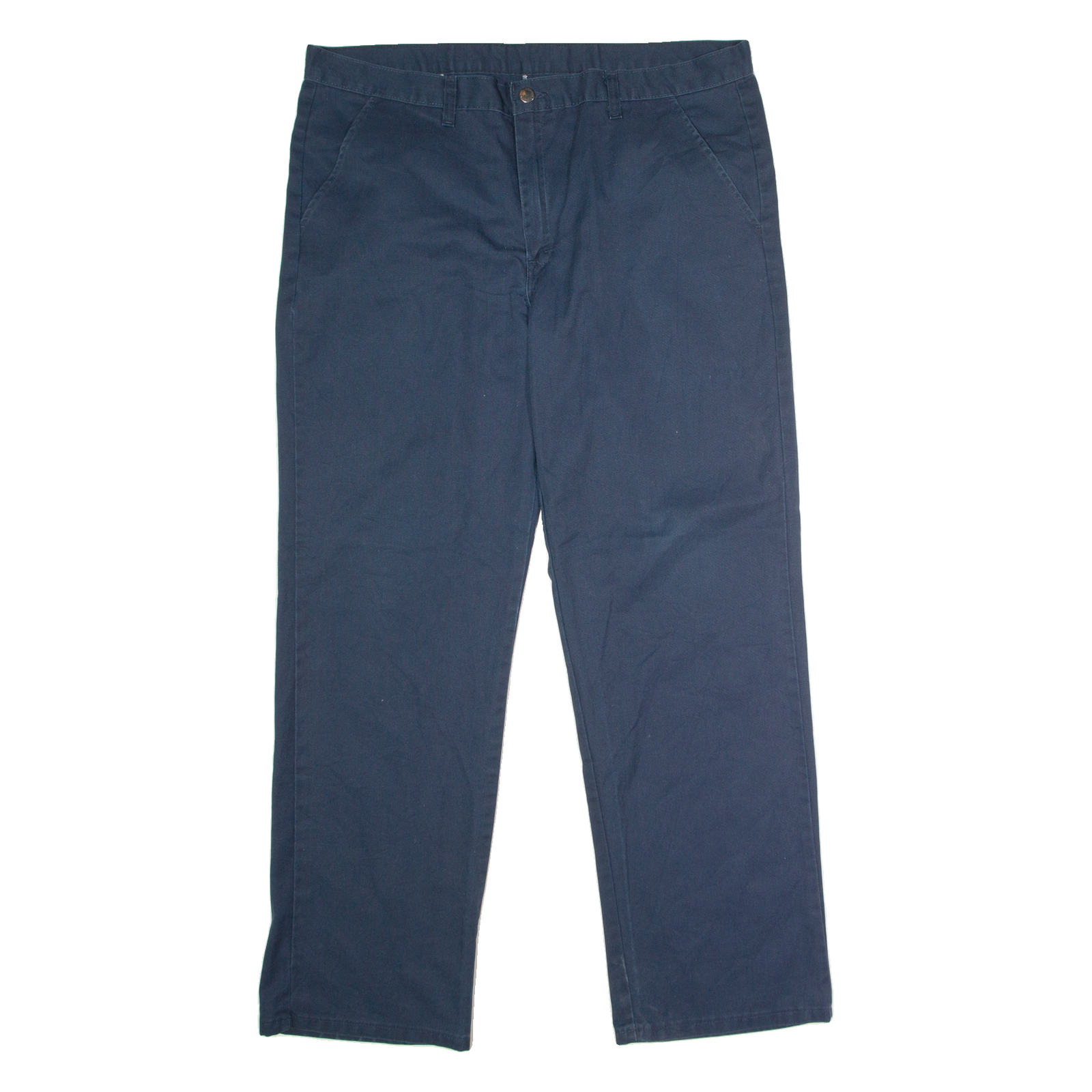 DICKIES Workwear Mens Trousers Blue Regular Straight W38 L32 Refurbished - N/A refurbished available on Cerqular