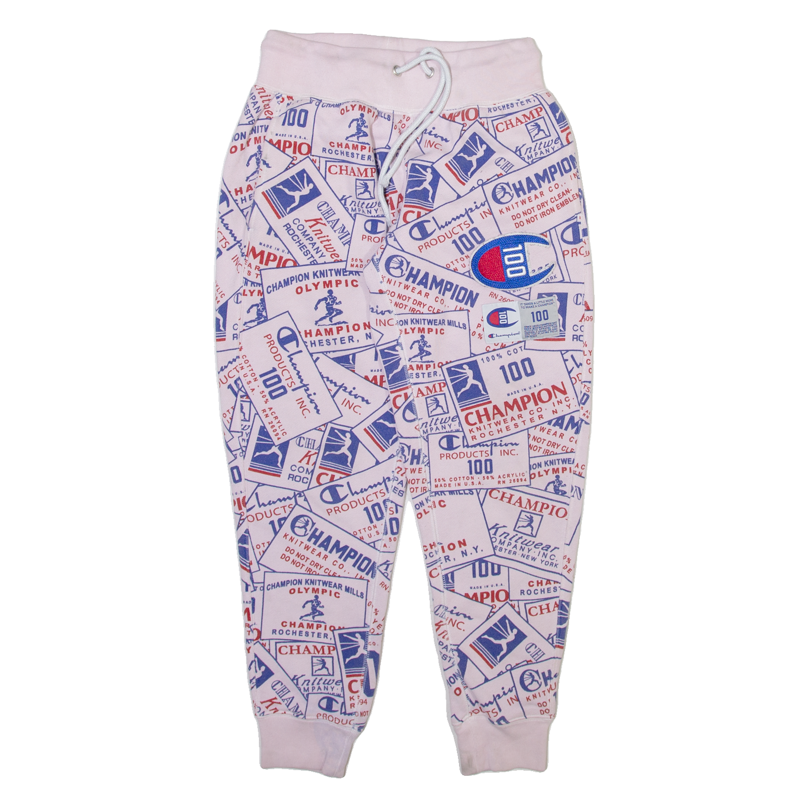 CHAMPION Womens Joggers Pink Tapered S W24 L27 Refurbished - N/A refurbished available on Cerqular
